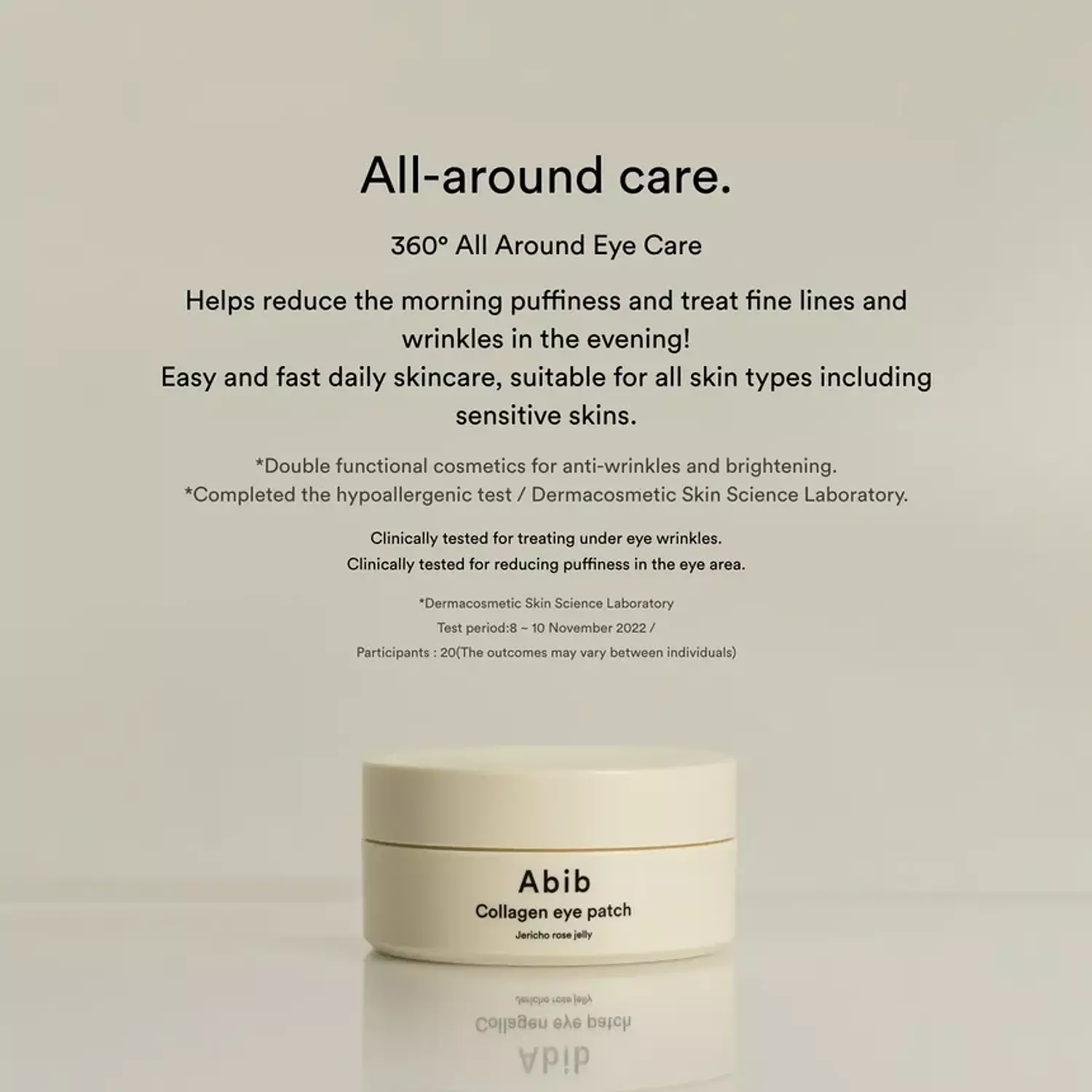 Abib - Collagen Eye Patch Jericho Rose Jelly 1