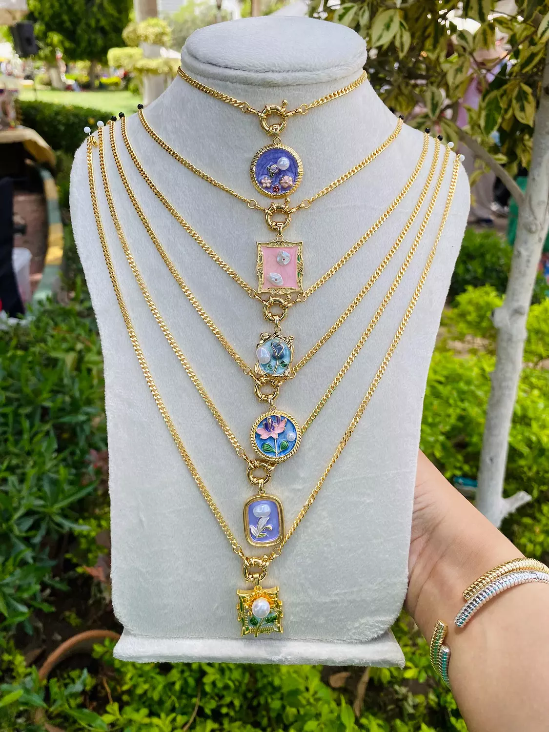 Summer charms necklace  image