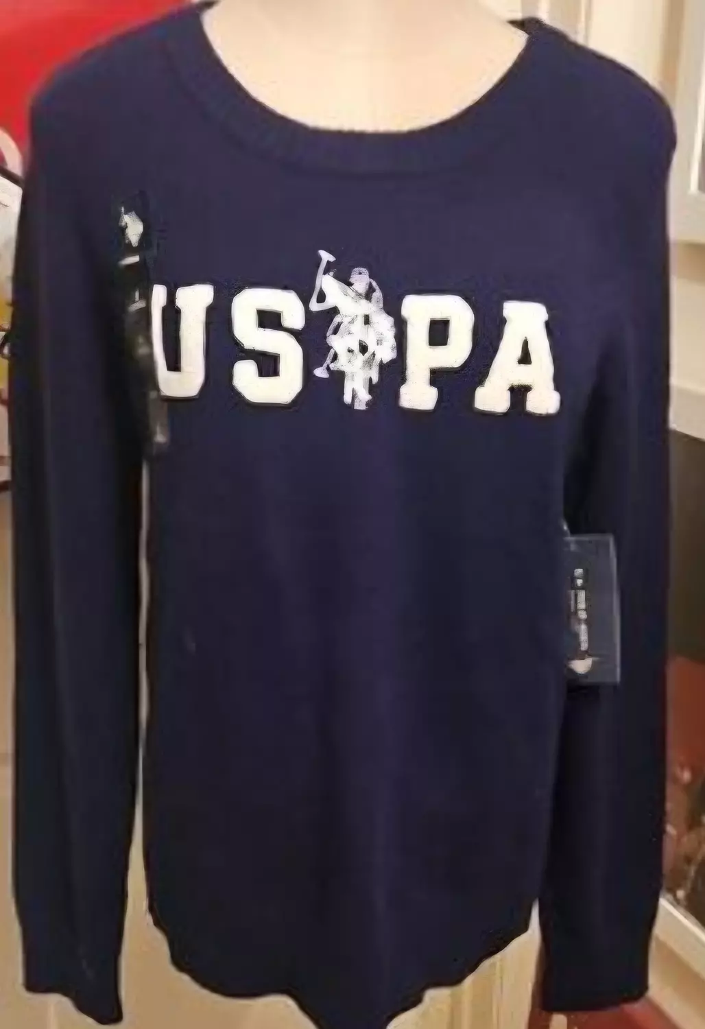 U.S polo Assn women's Crewneck Sweater image