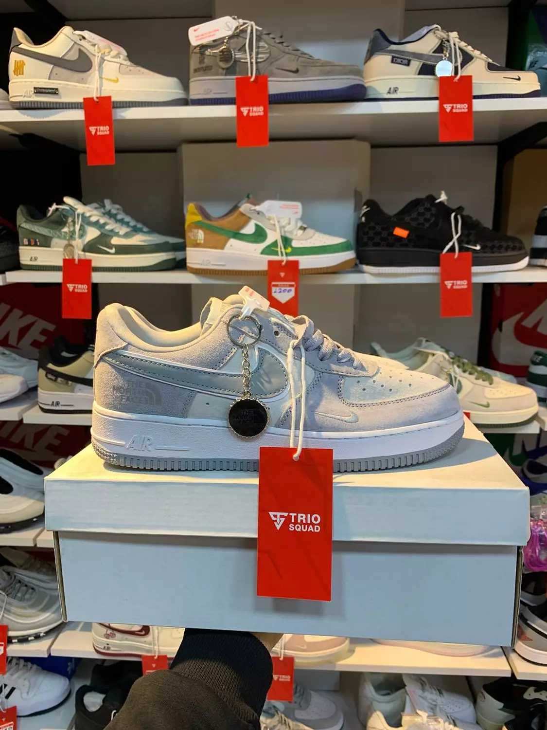 Nike air force 1 Northface grey edition 1