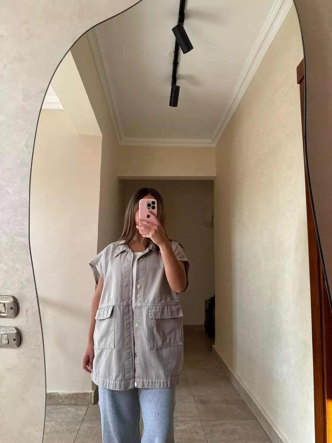 Long Gabardine Vest 19