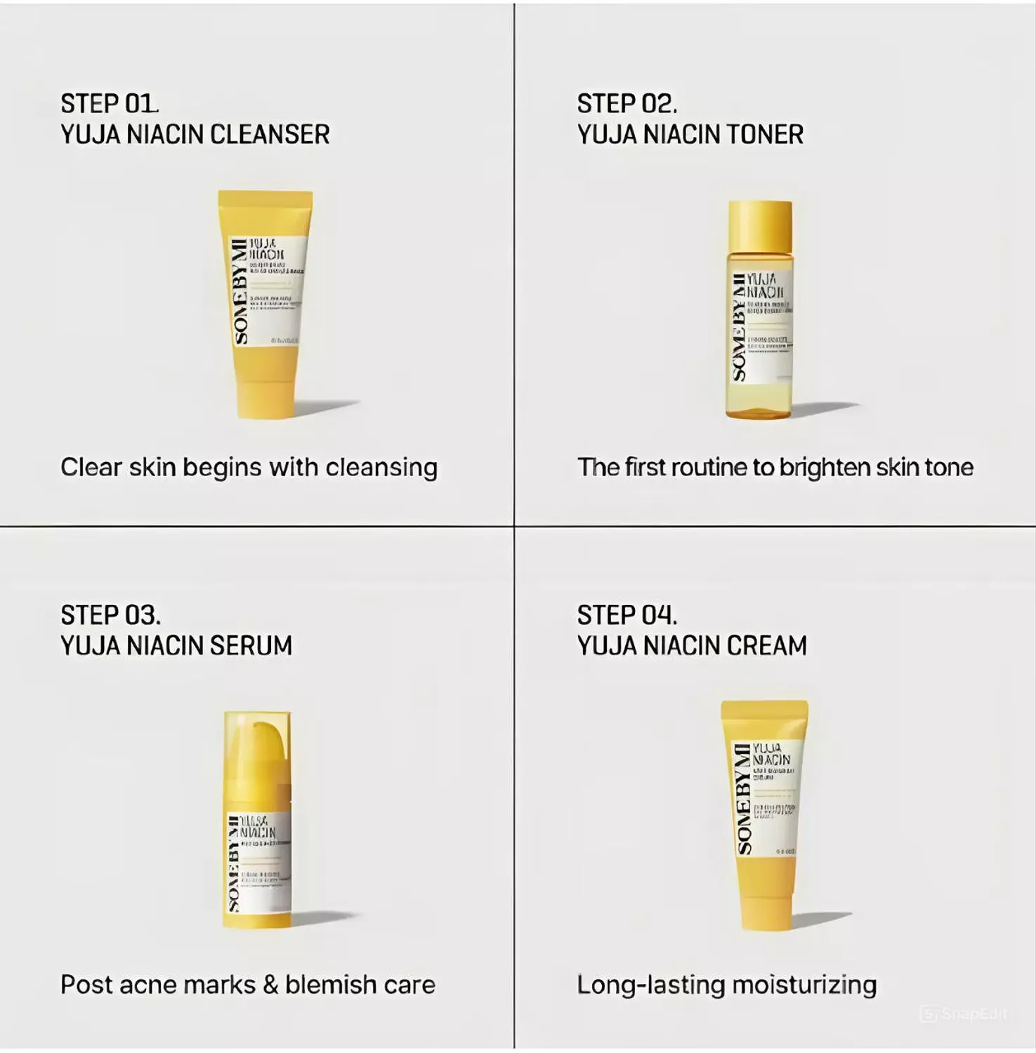 SOME BY MI  YUJA NIACIN ANTI BLEMISH STARTER KIT  2