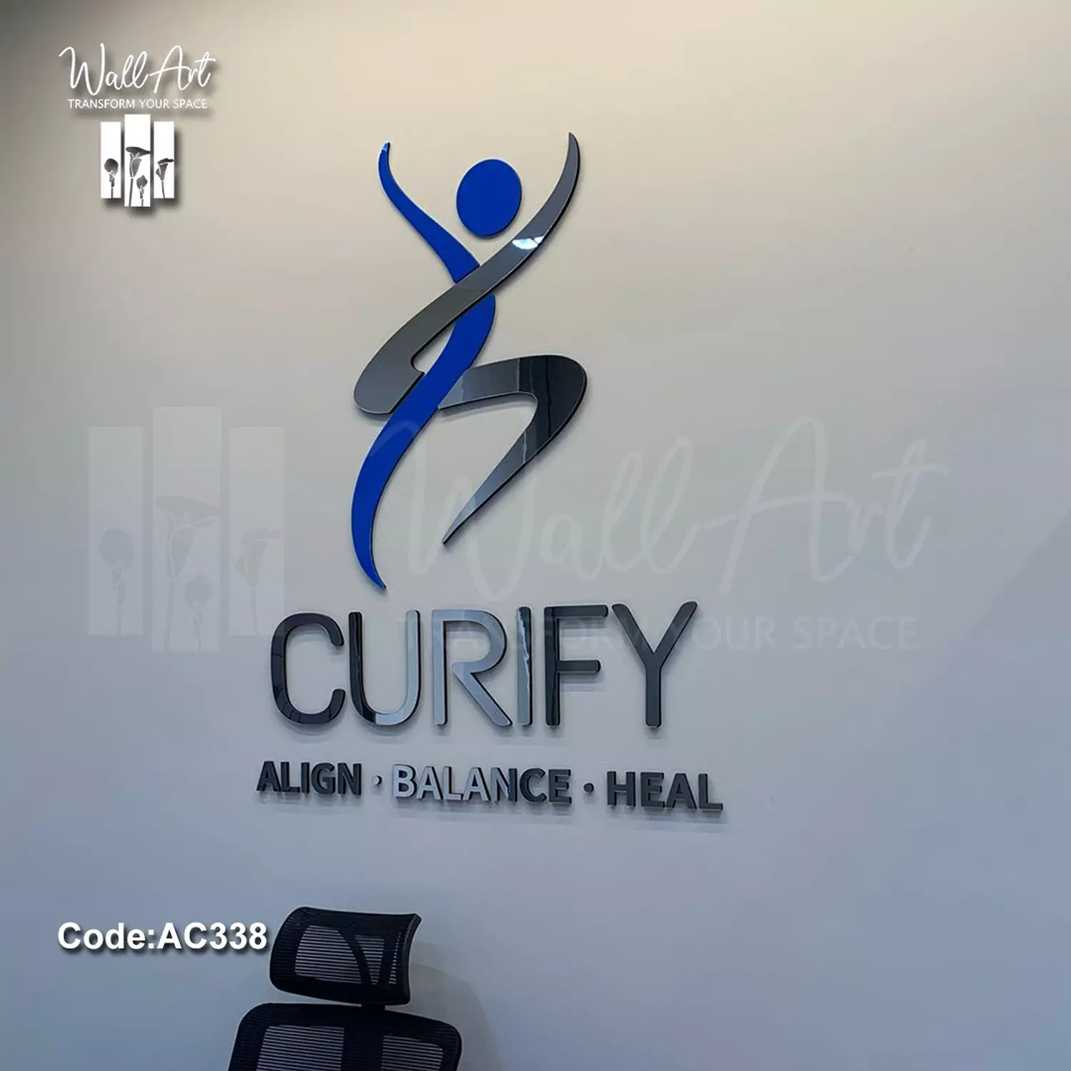 AC338- Coloured Acrylic Logo  3