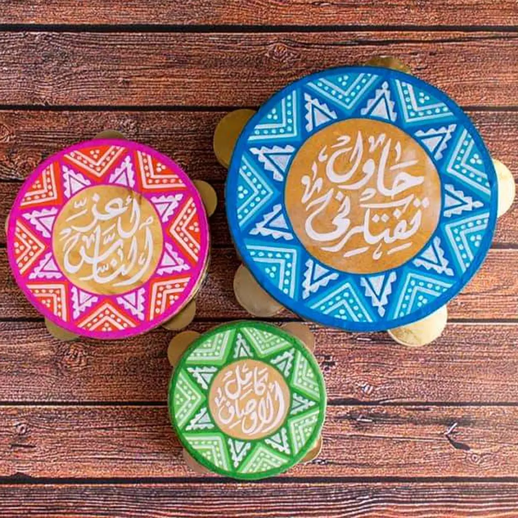 Rek set - Triangles 3 colors & white