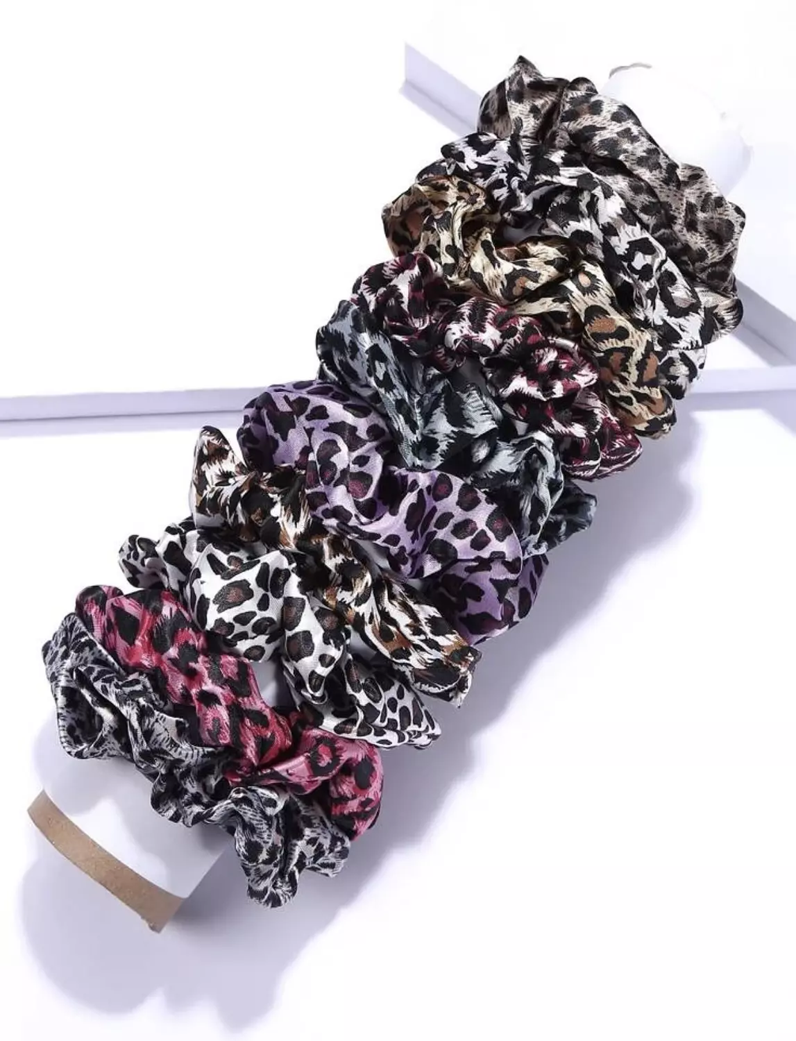 Shein Satin Tiger Scrunchie - 1 PC image