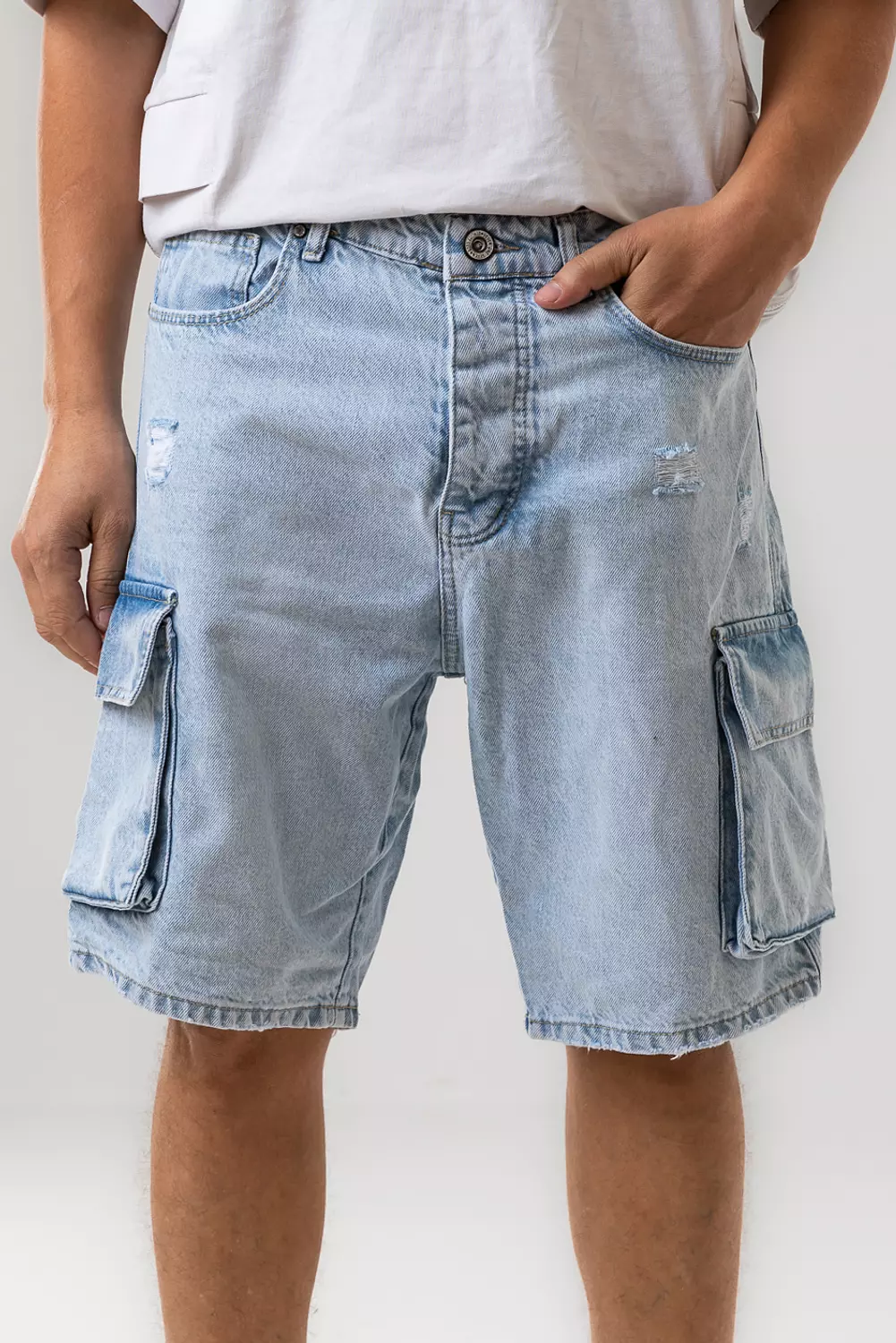 Cargo Denim Jeans Short 3