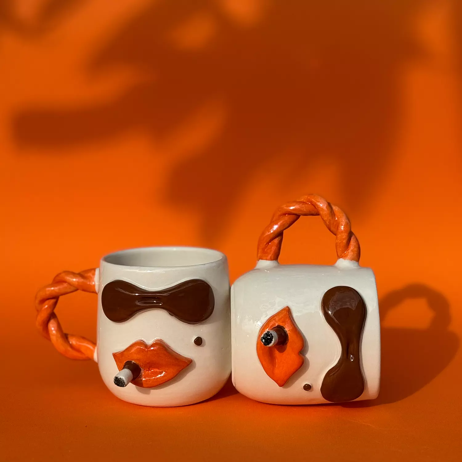 Orange Cigarette Mugs hover image