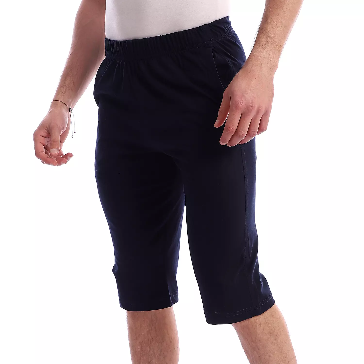 Cotton Plain Long Short - 5016 - Dark Blue hover image
