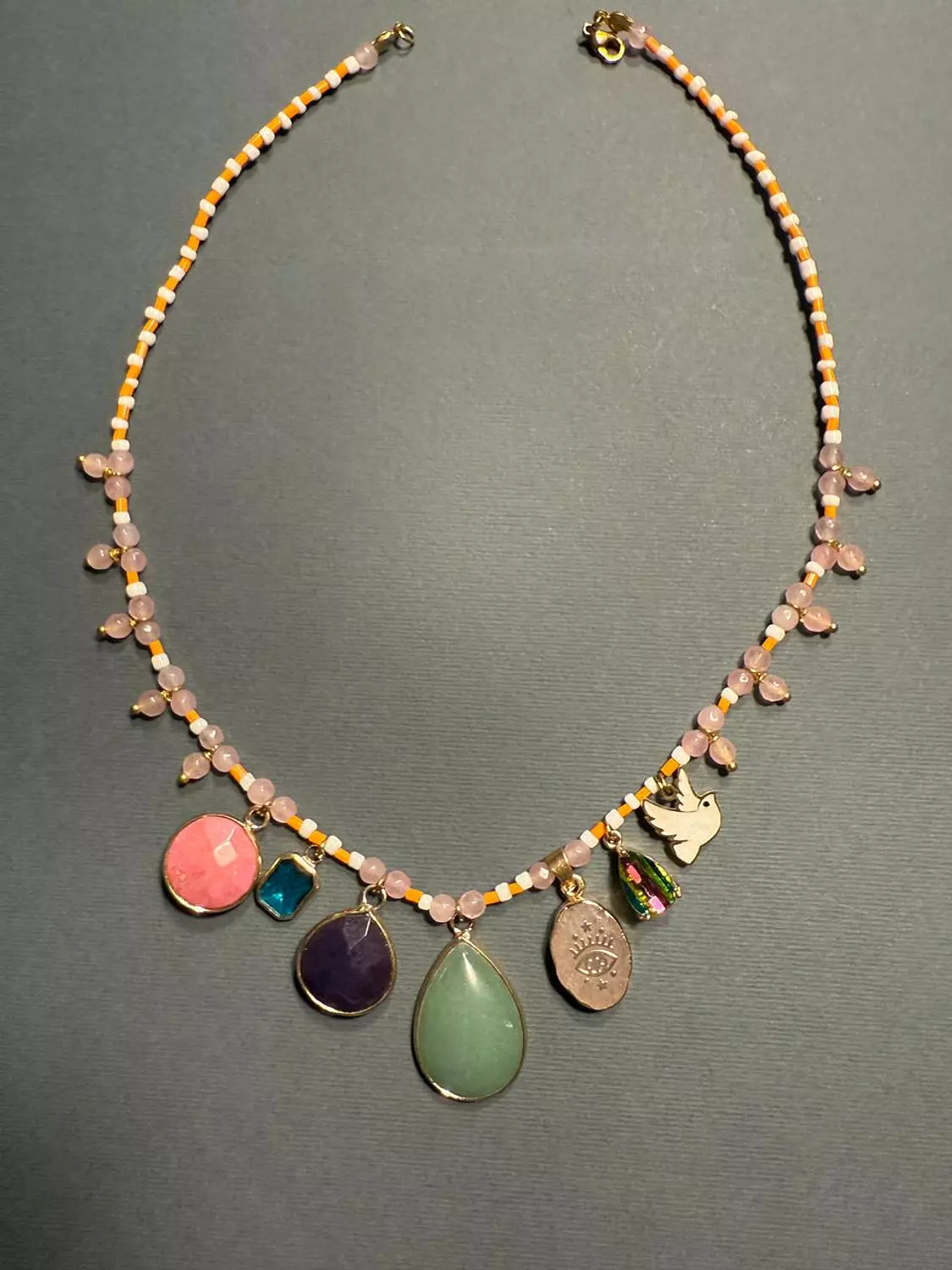 Gemstones necklace 1