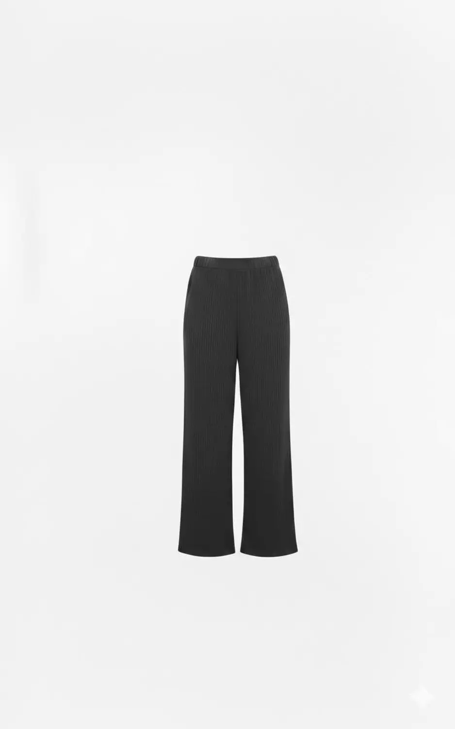 Ribbed Wide-Leg Pants 4