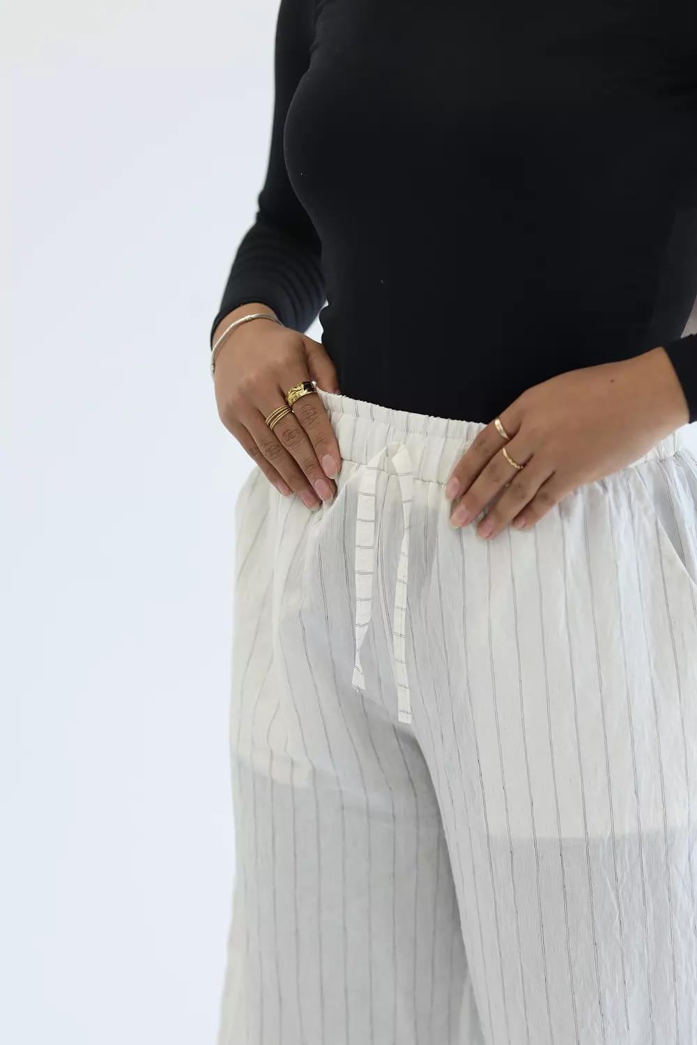 White striped pant 4