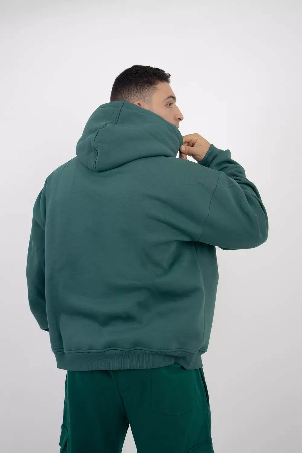 oversized Hoodie Green 2