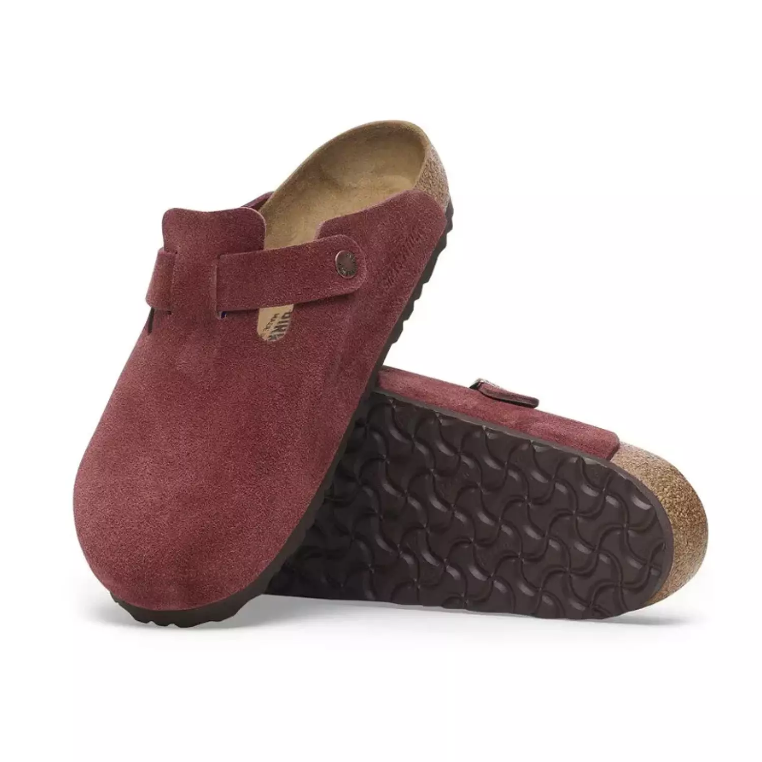Birkenstock Boston Burgundy – Suede Leather Zinfandel 4