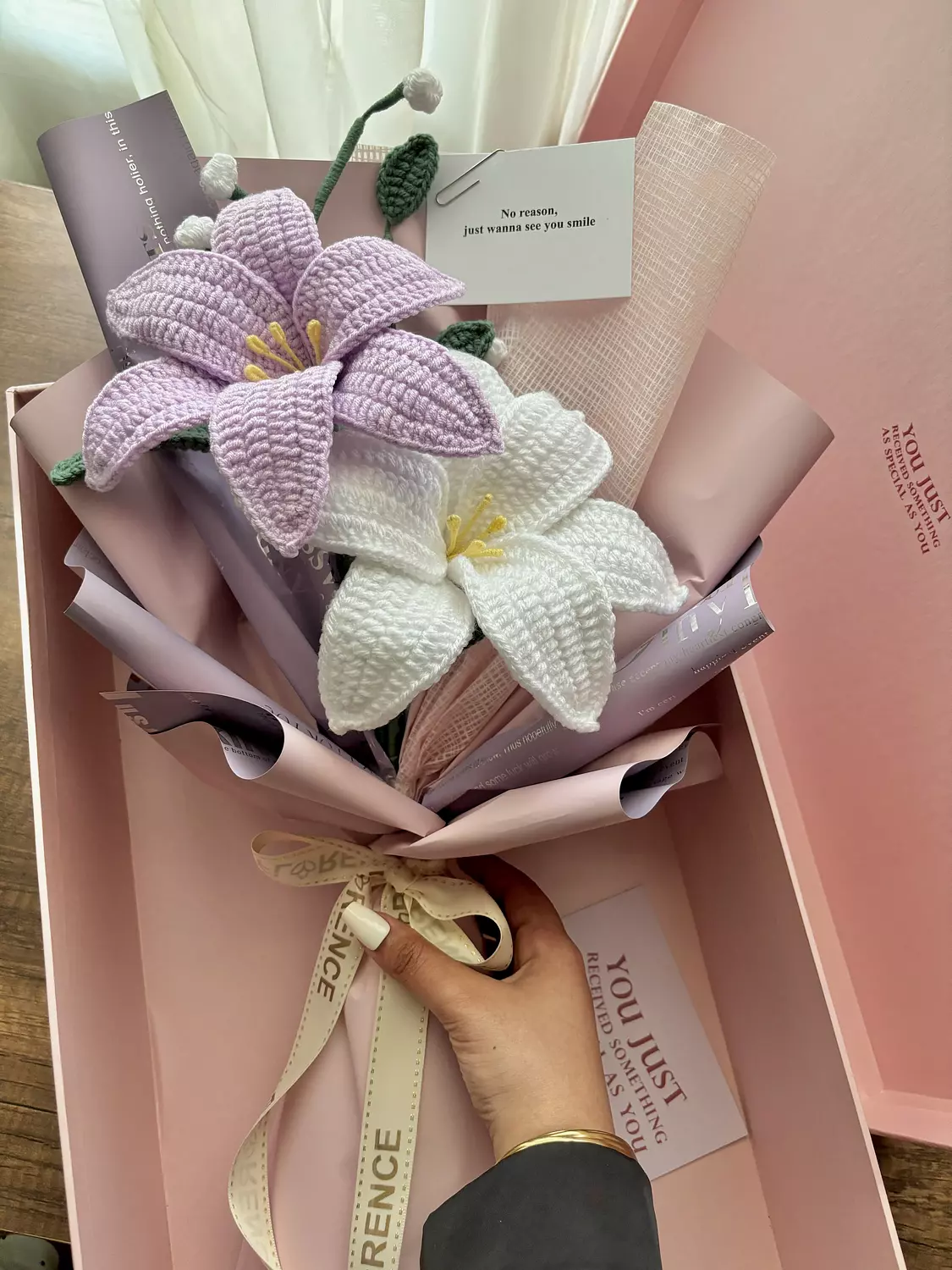 Your Sky – Purple Edition | Handcrafted Crochet Flower Bouquet 2