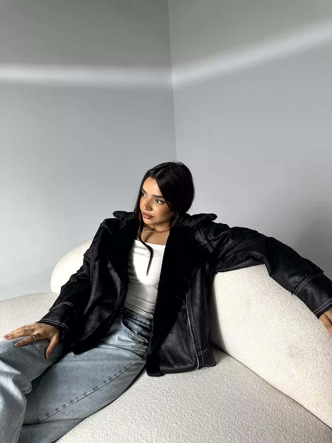 Fur Leather Jacket 6