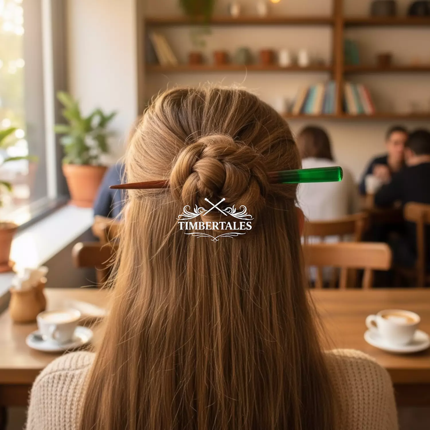 Witchy Green Hair Stick 3