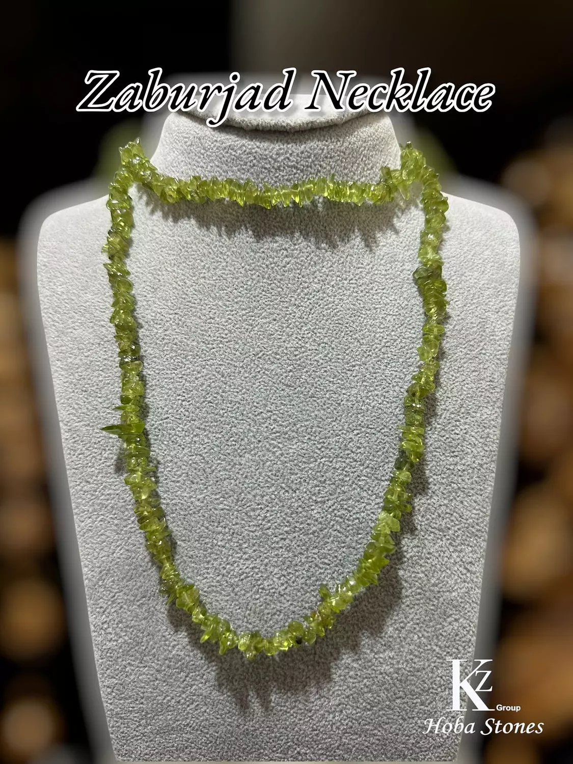 Peridot Necklace 70cm long 2