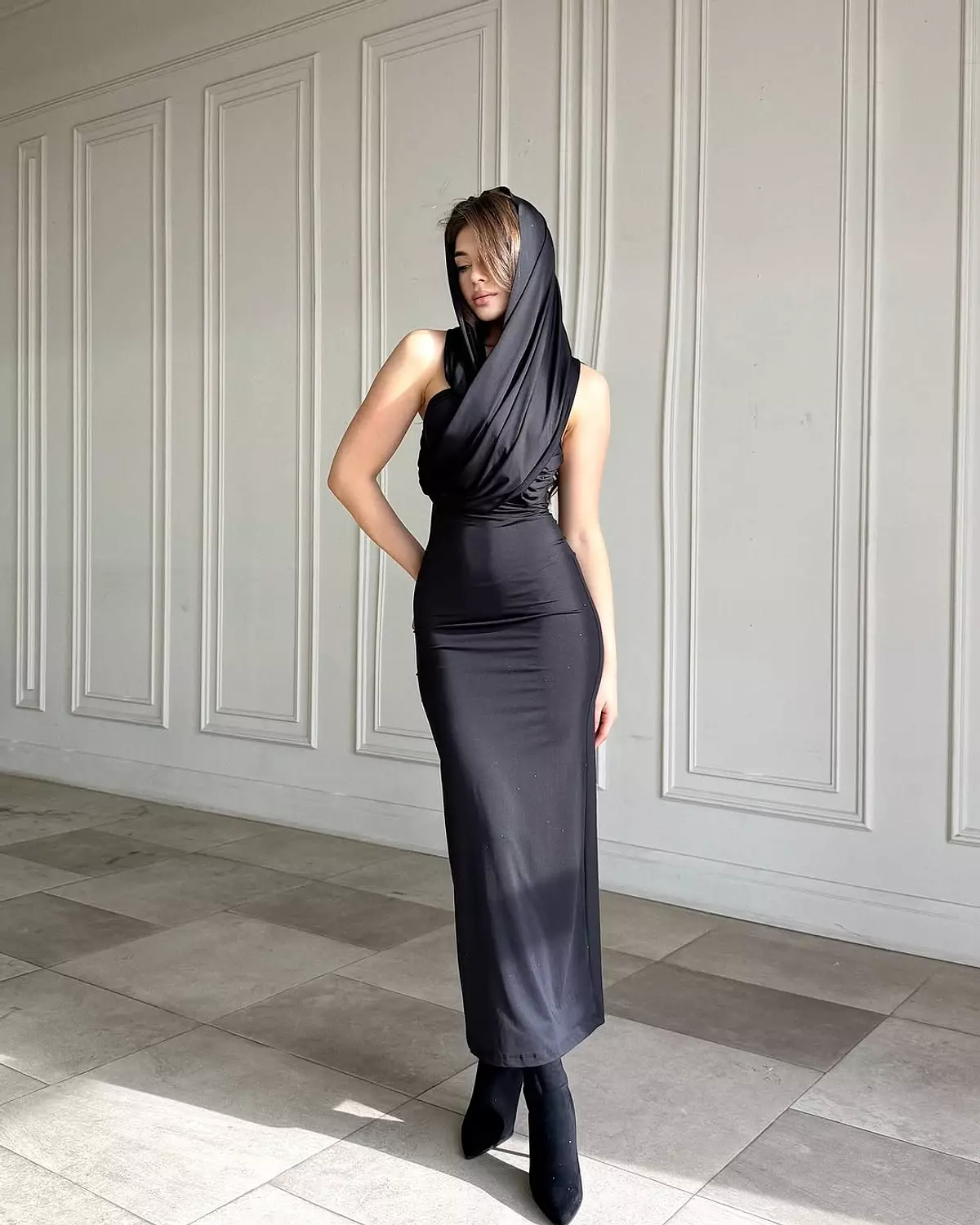 Hooded Wrap Dress 6