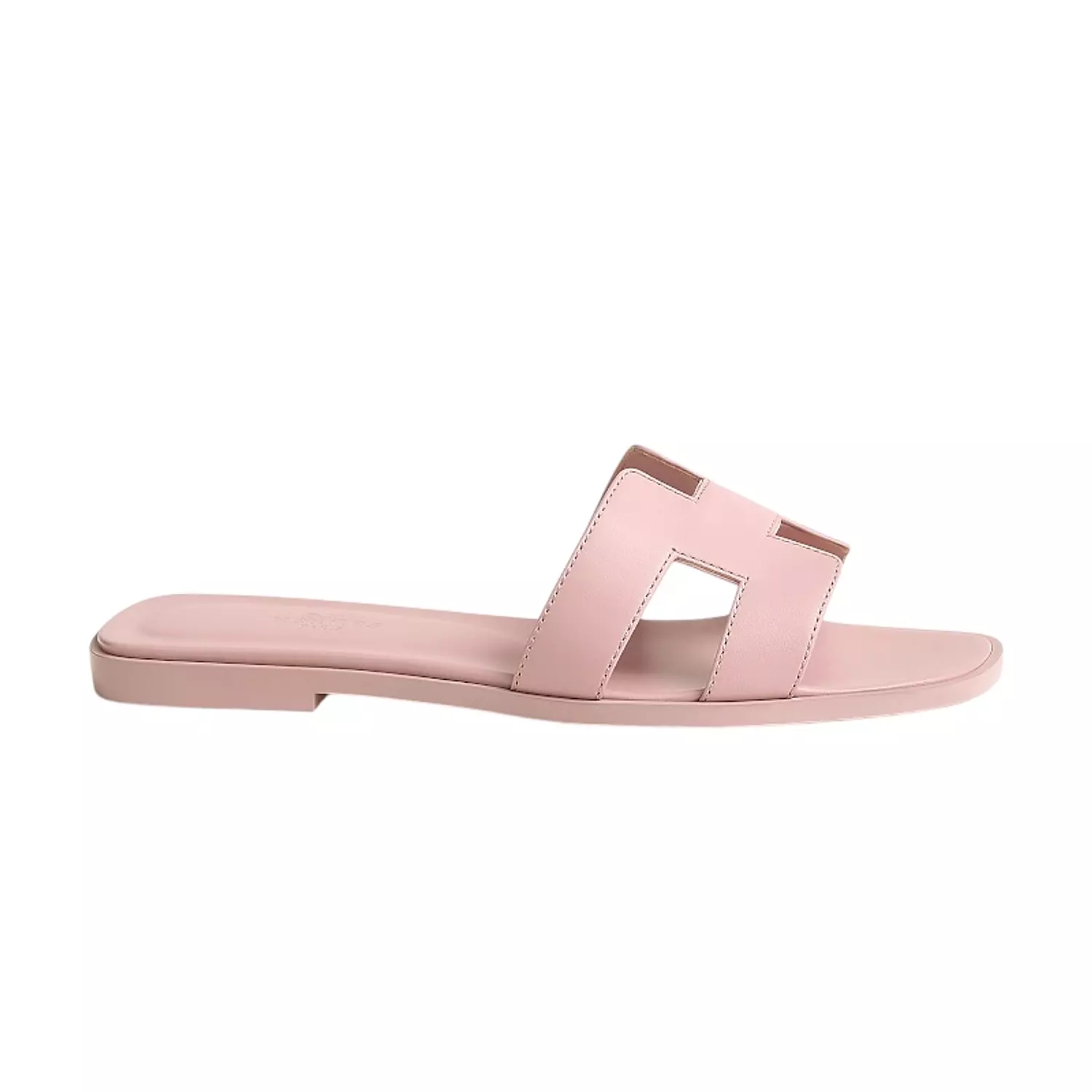 Hermès Pre-Owned Oran Slides | Pink  image