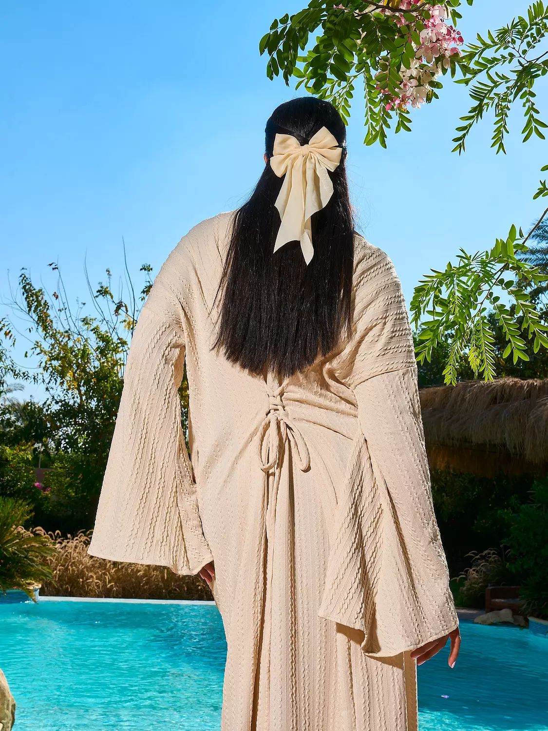 Worood Shirt Dress - Tricot Offwhite 7