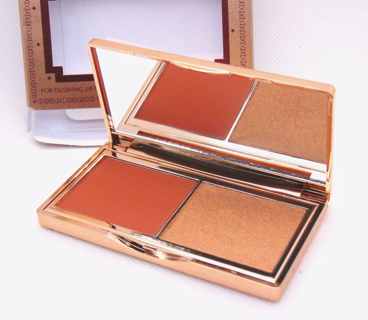 Charlotte Tilbury Hollywood MINI Blush & Glow Glide Palette TAN DEEP NEW 9