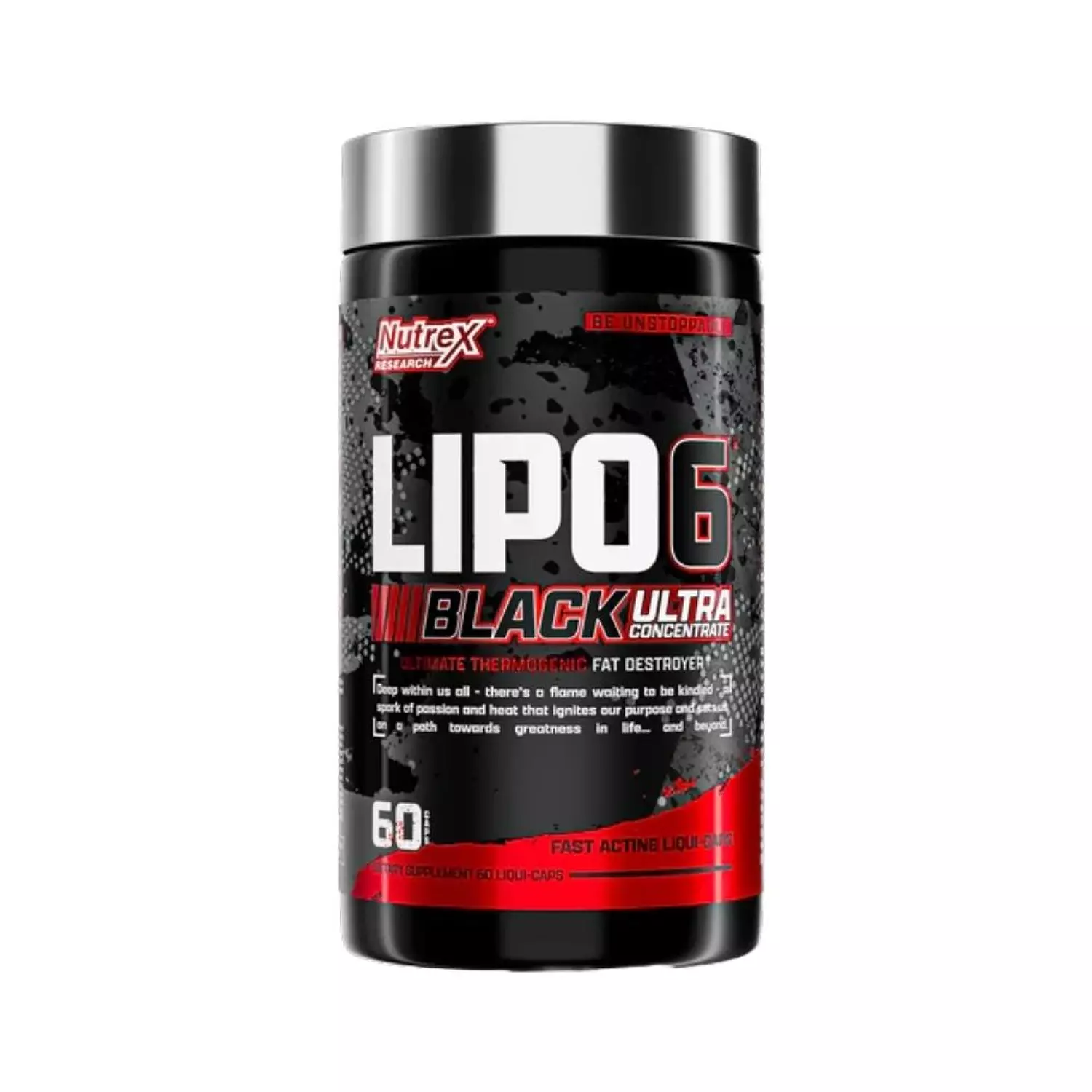 Nutrex Research, Lipo-6 Black UC, 60 Capsules, 60 Serving image