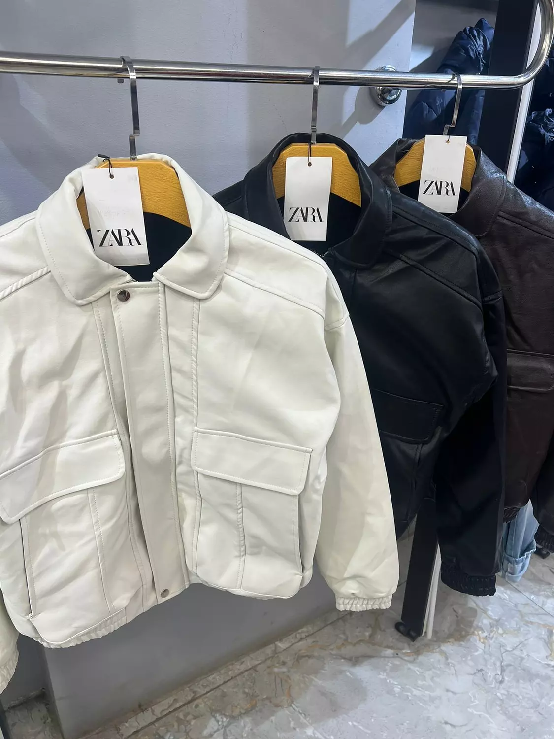 ZARA LEATHER JACKET  4