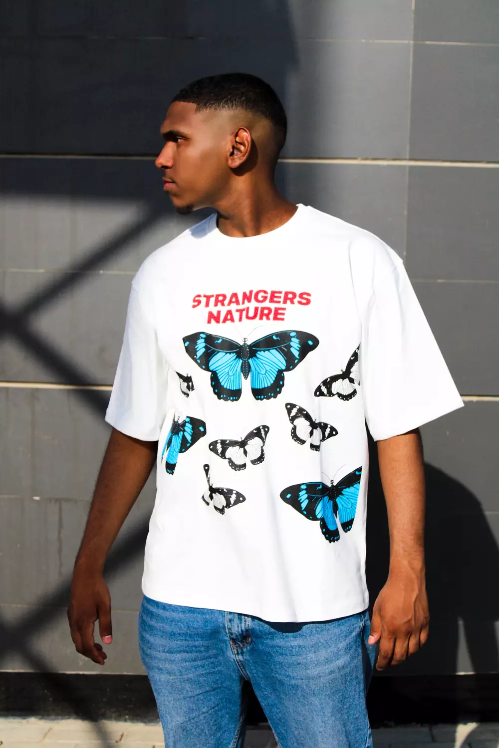 T-shirt with butterfly print-2nd-img