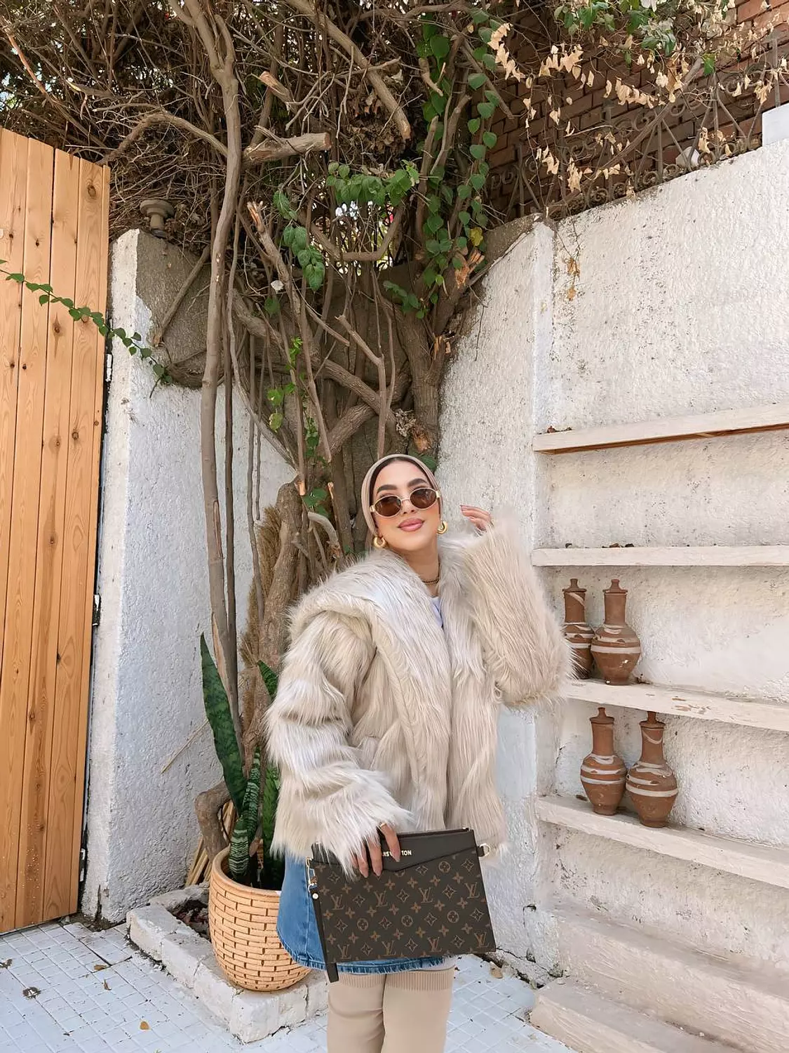 Zara fur jacket  image