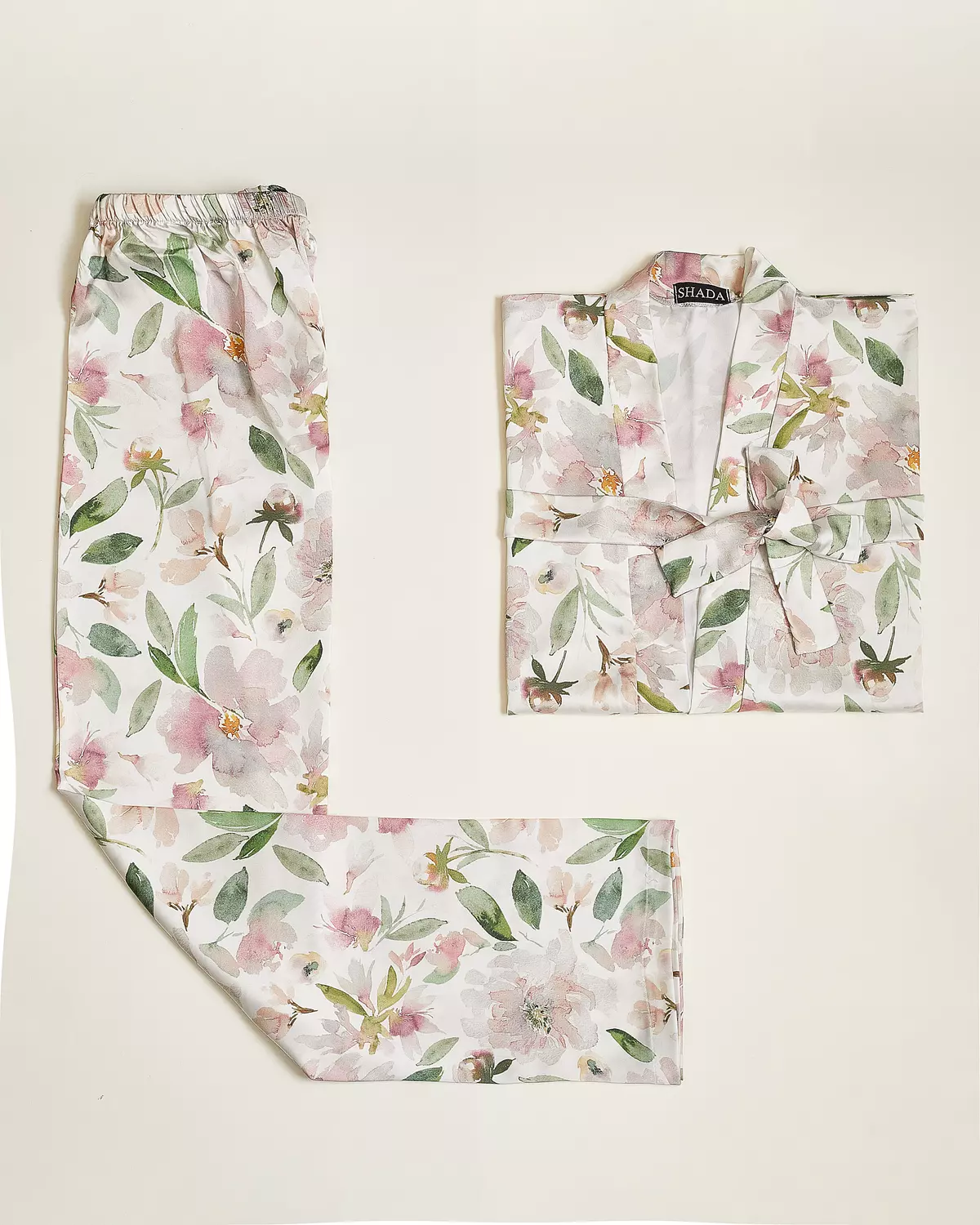Floral Robe and Pants Set  image