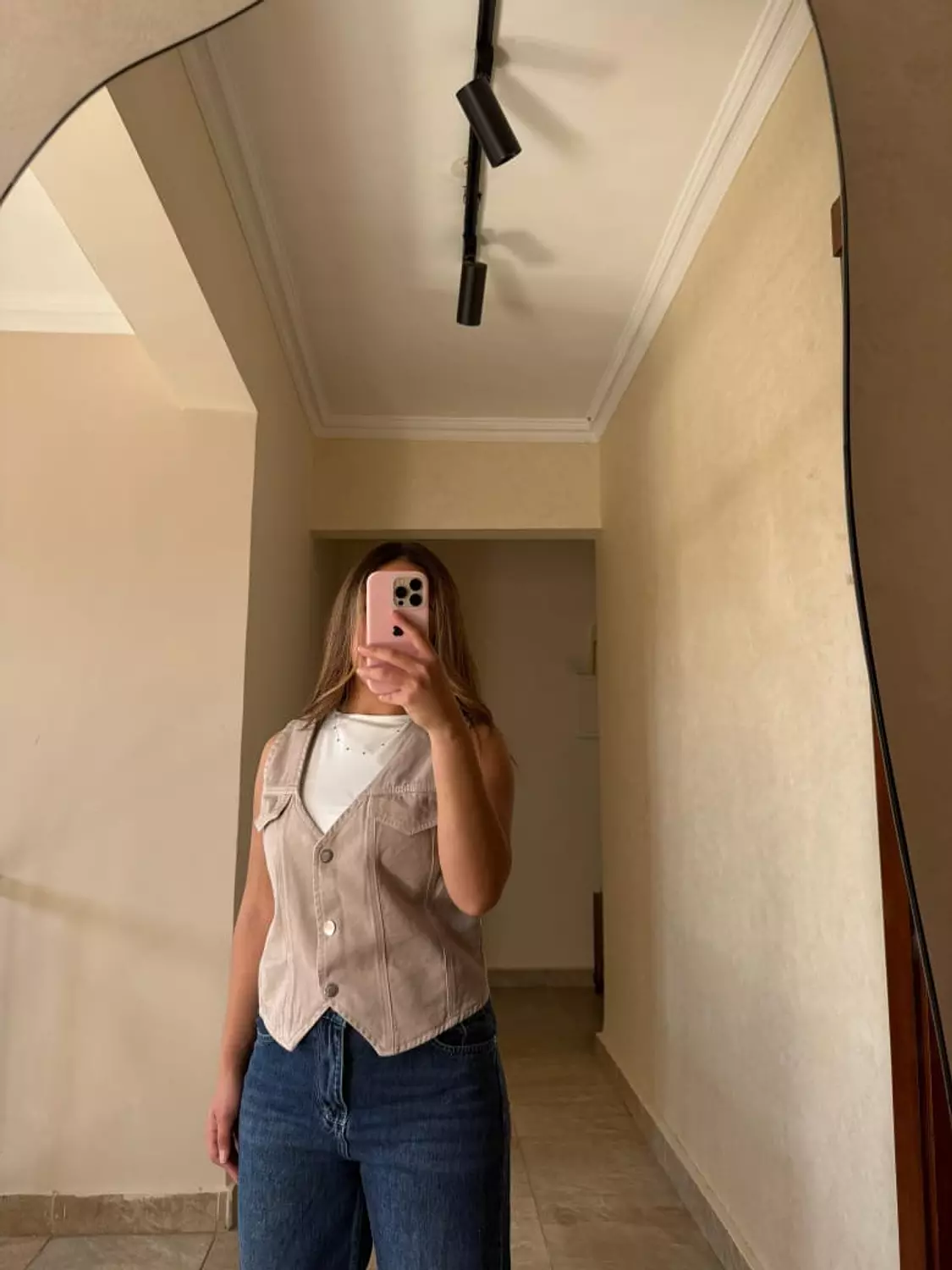 Cropped Gabardine Vest 5