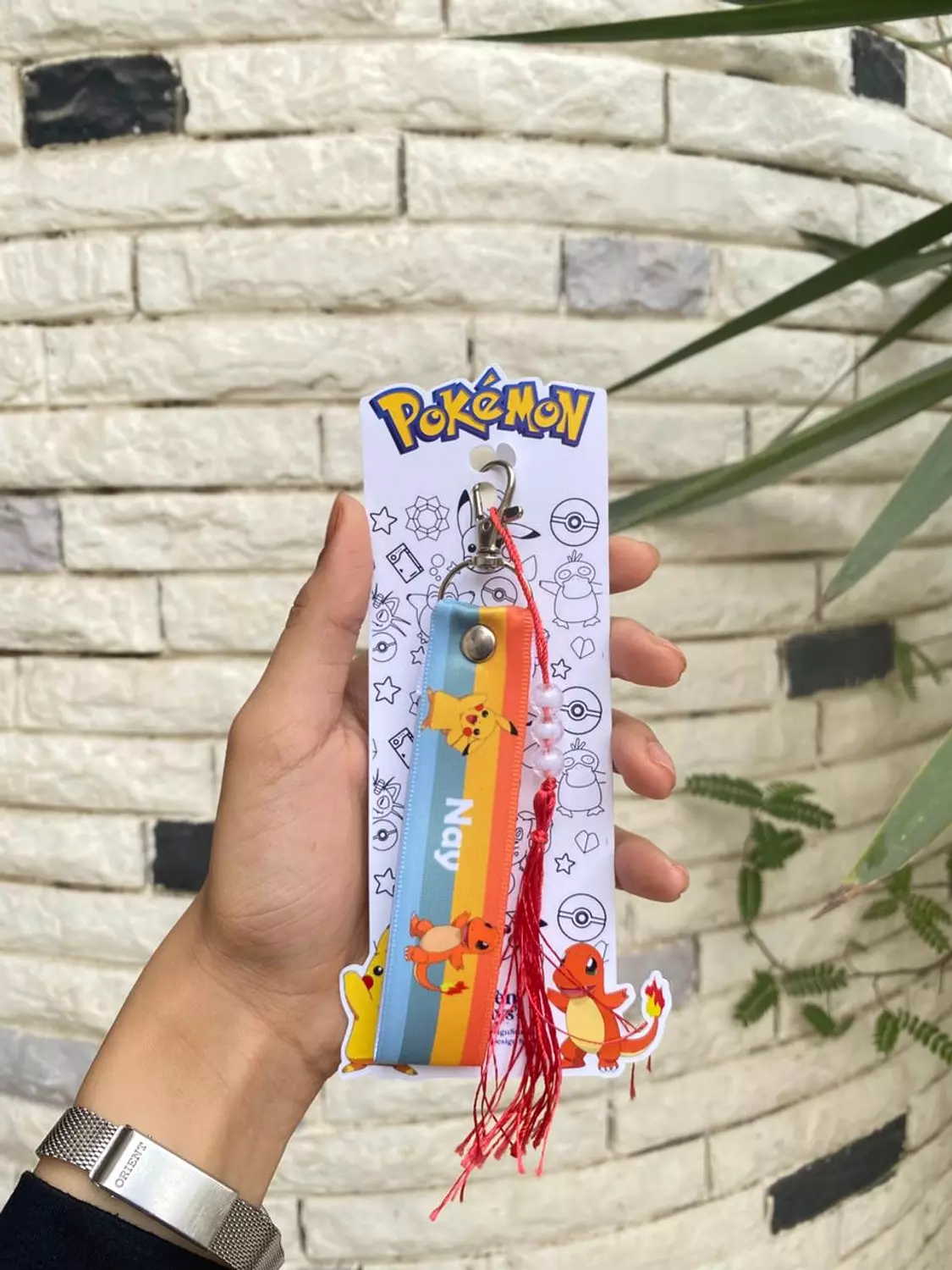 Pokemon 1 Satin Keychain   image