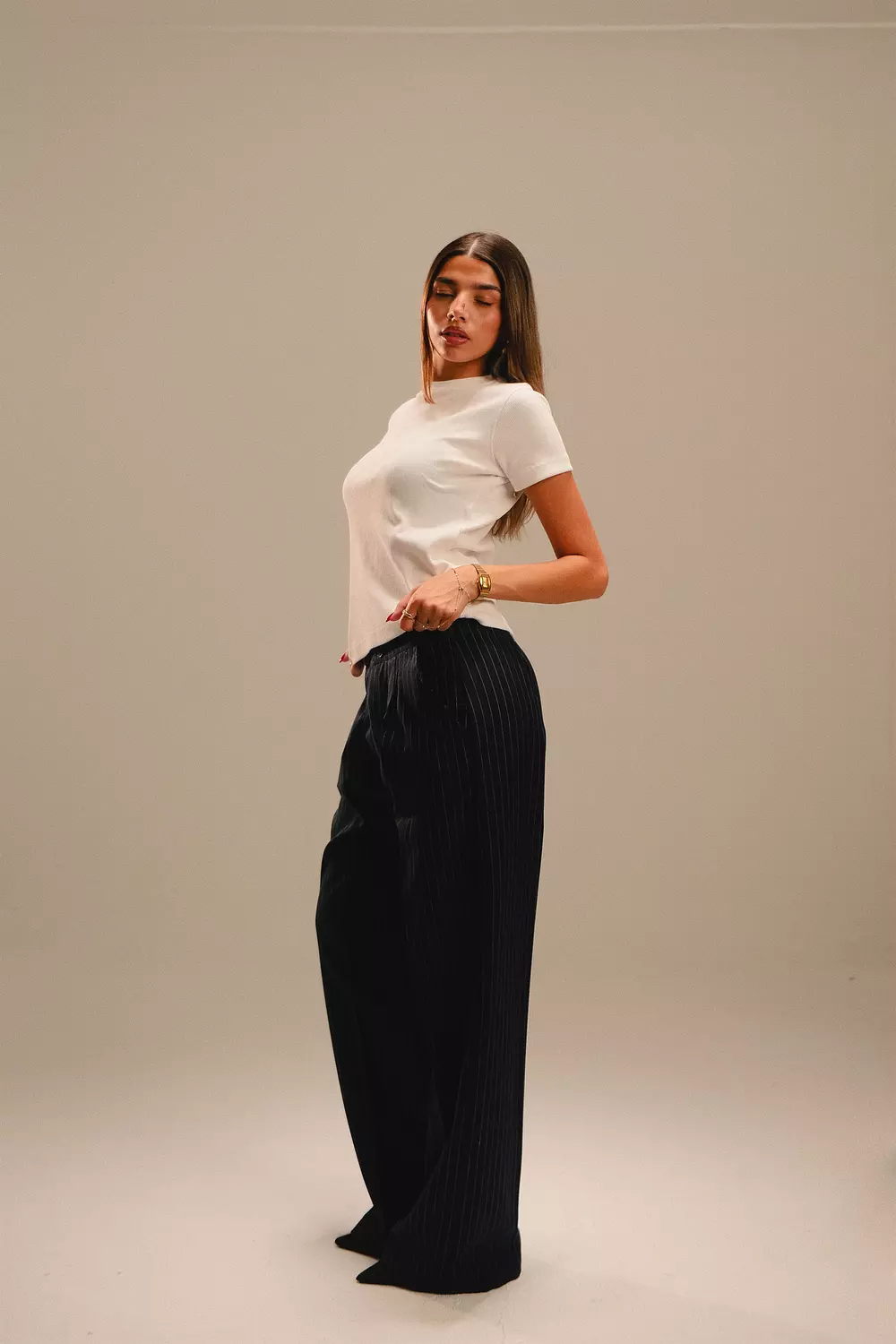 Pin Striped Pants | Women 3