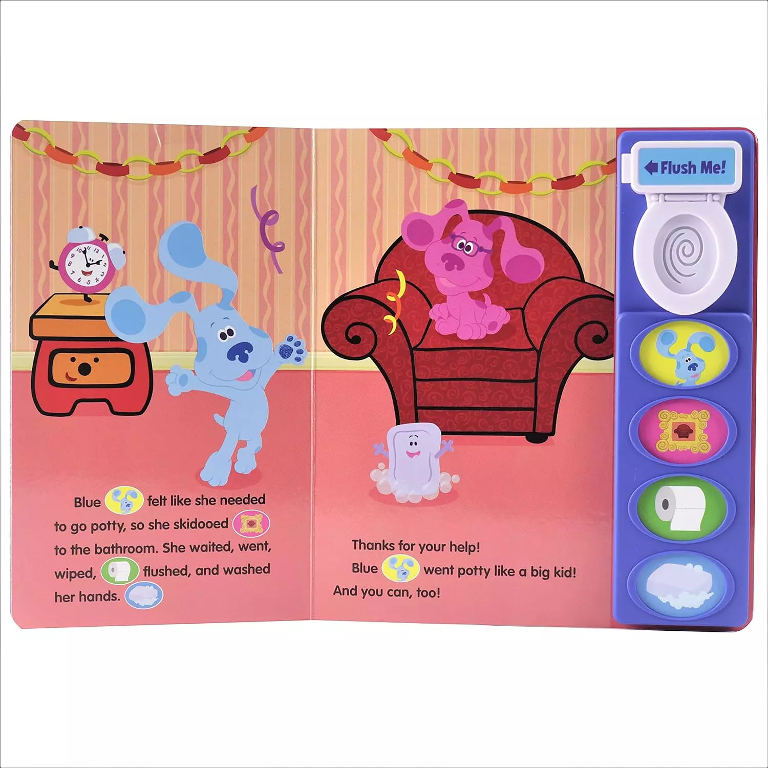 Nickelodeon Blue's Clues & You! - Potty Time with Blue! - Potty Trainingy (Sound Book) hover image