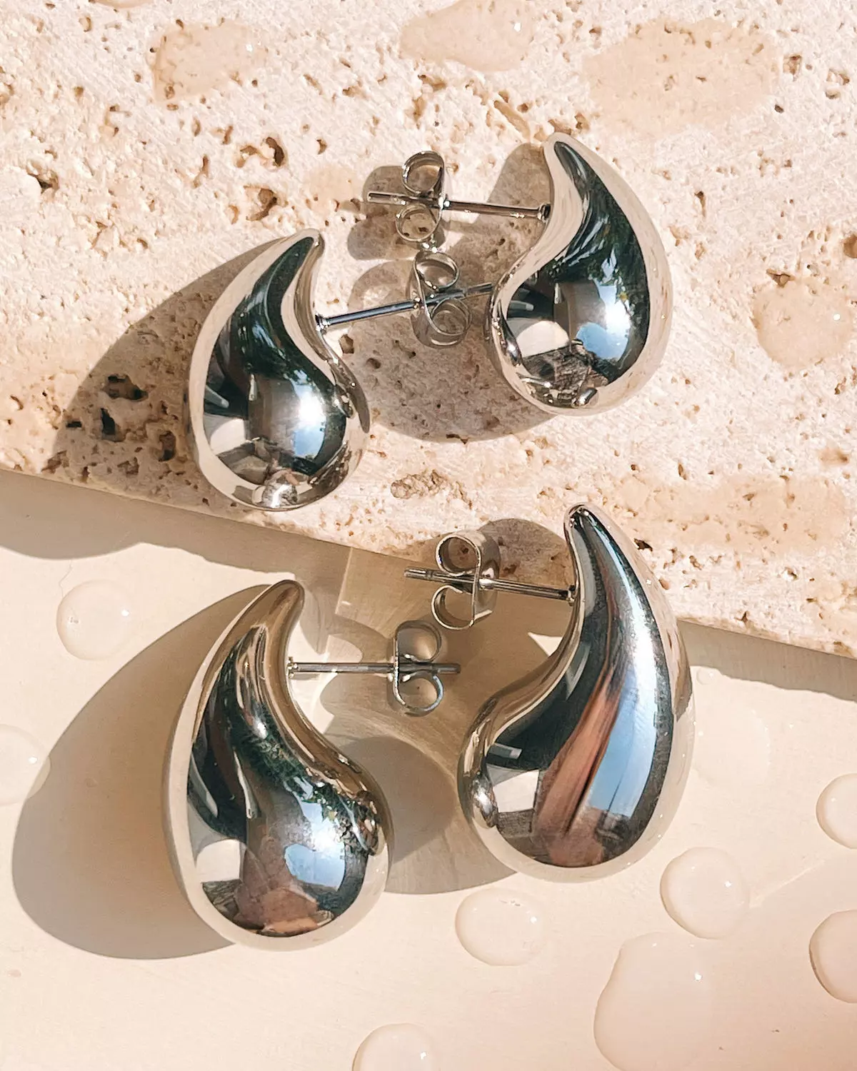 30 MM water drop earring image