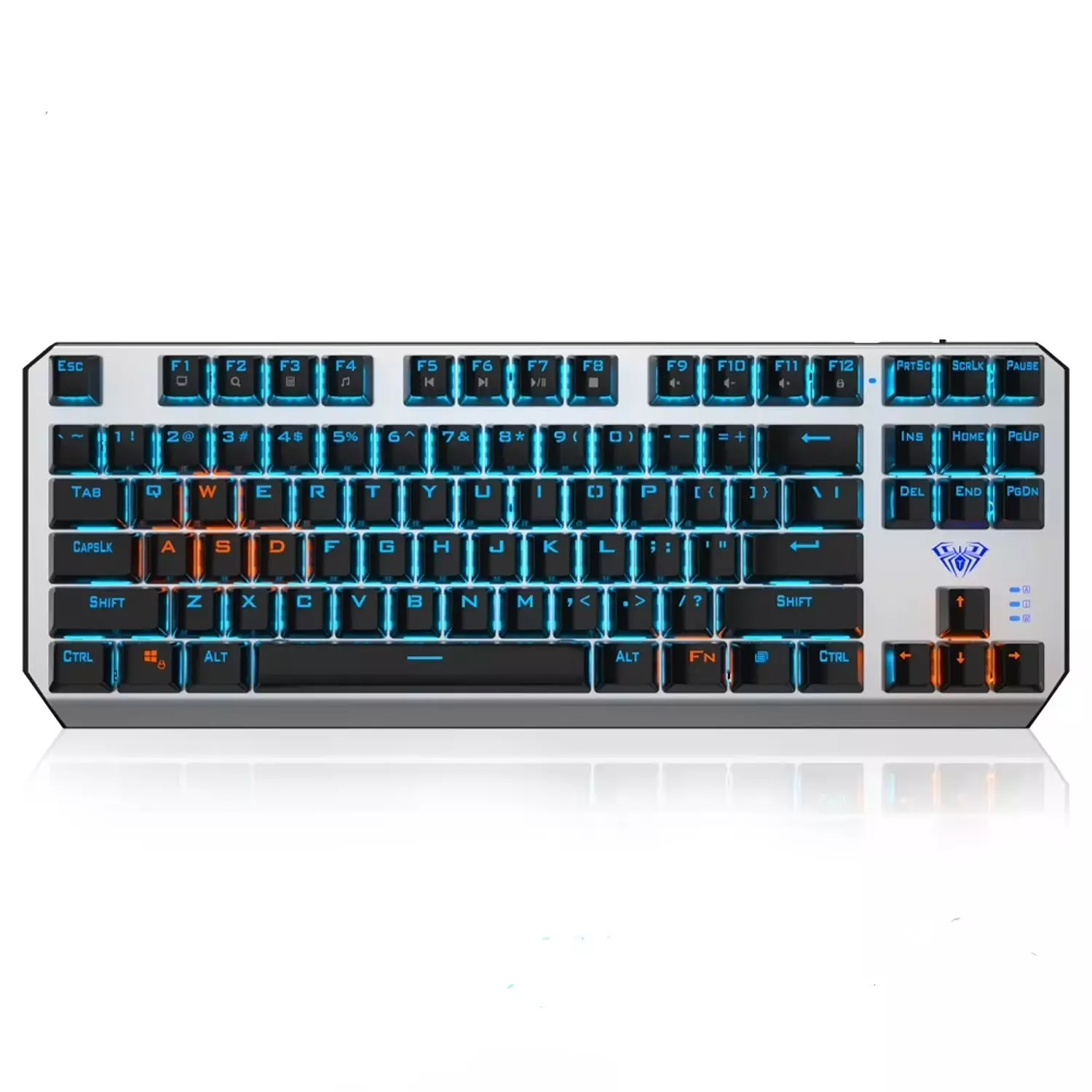 AULA Wind F3087 Mechanical Gaming Keyboard, 87 Keys, Stunning  Backlight, USB Connection, Compact Design