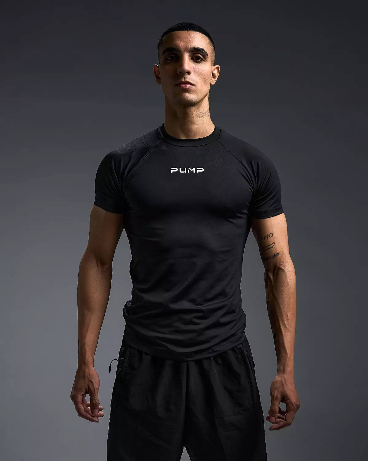SUPERVILLAIN COMPRESSION TEES - black image