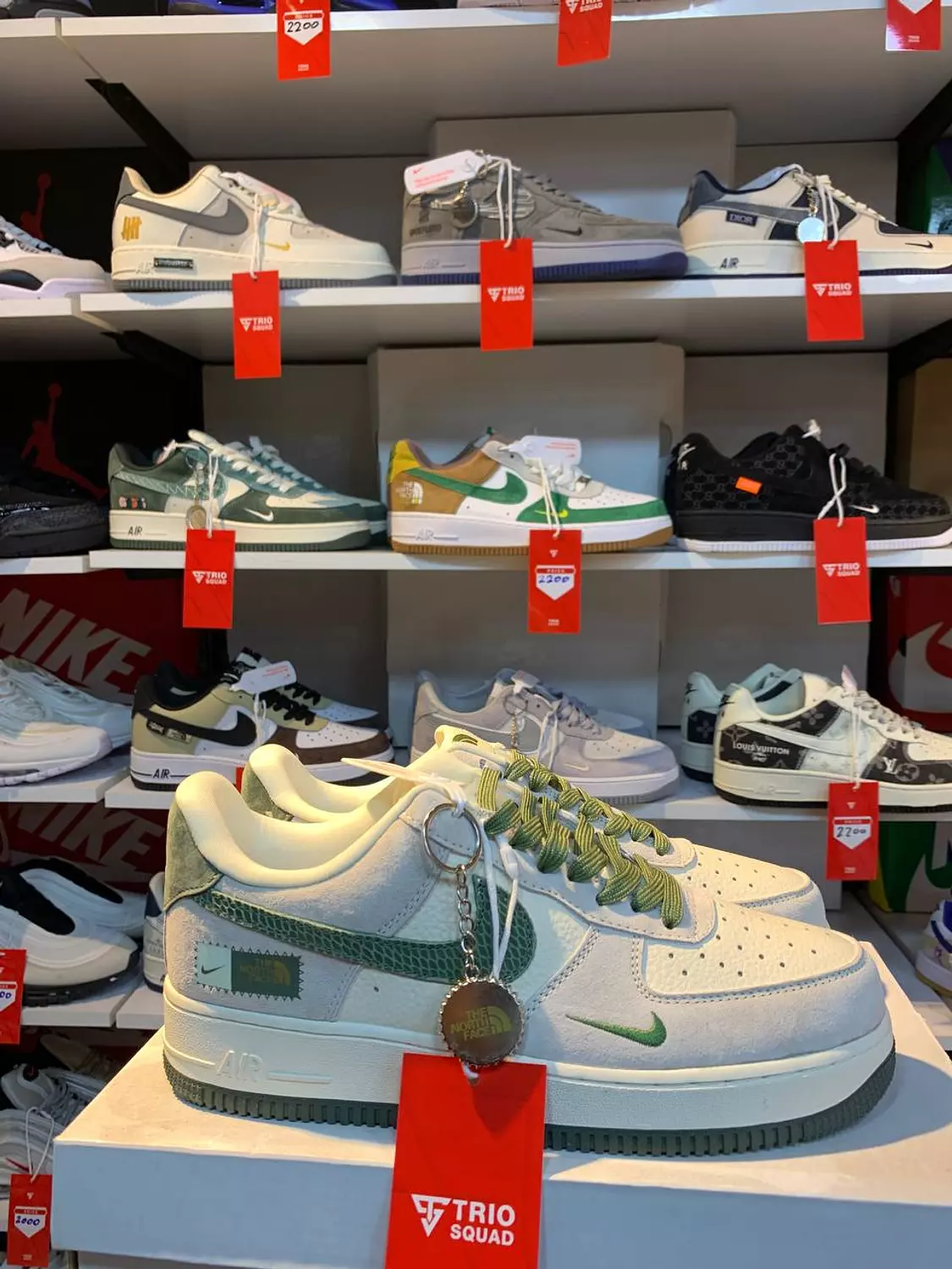 Nike air force 1 Northface green edition 2