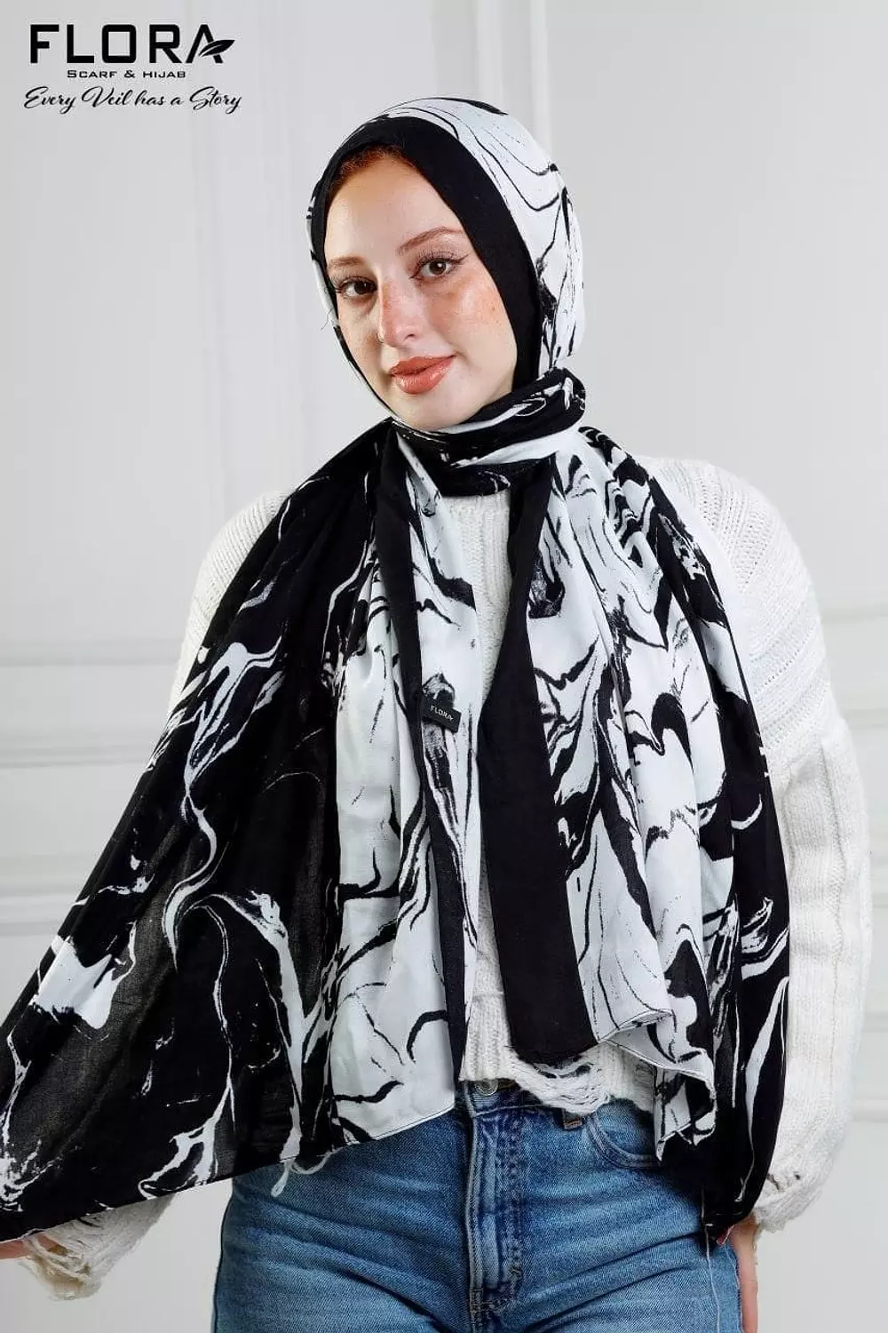 Marble black and white image