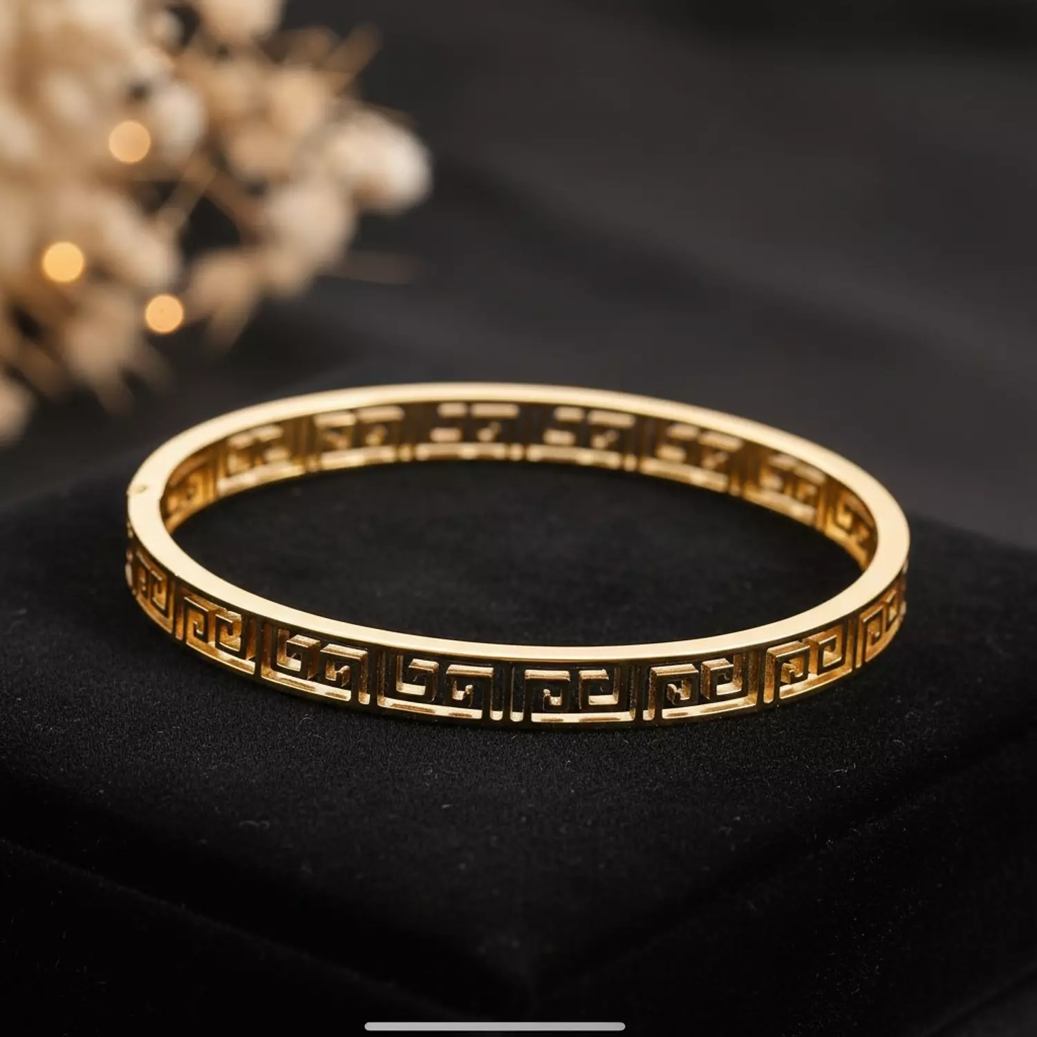 Aurelia Greek Key Bangle 1