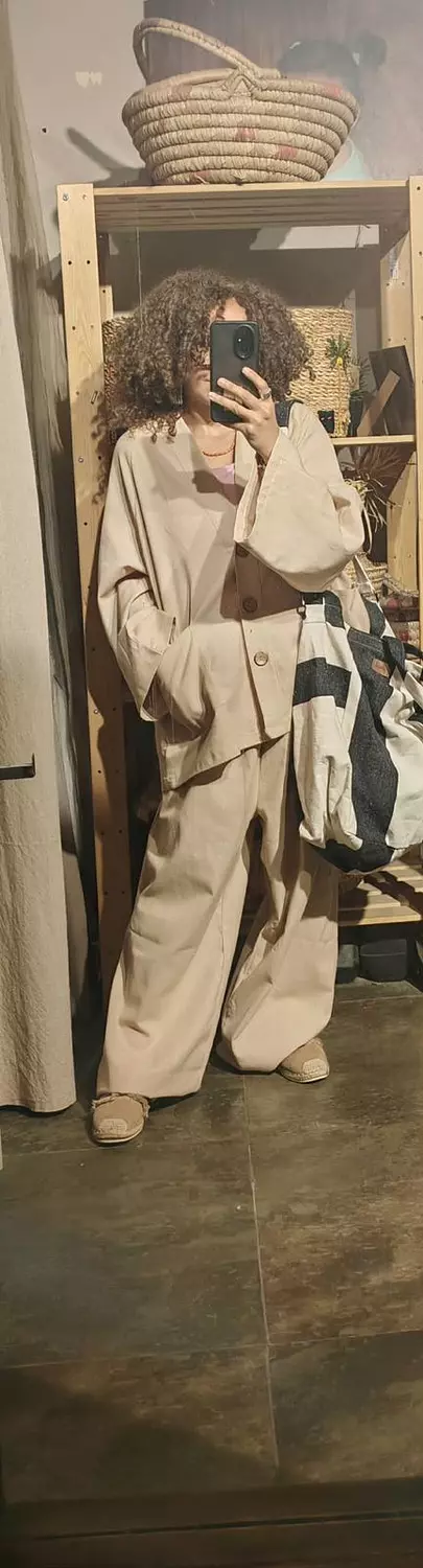boho linen suit 4