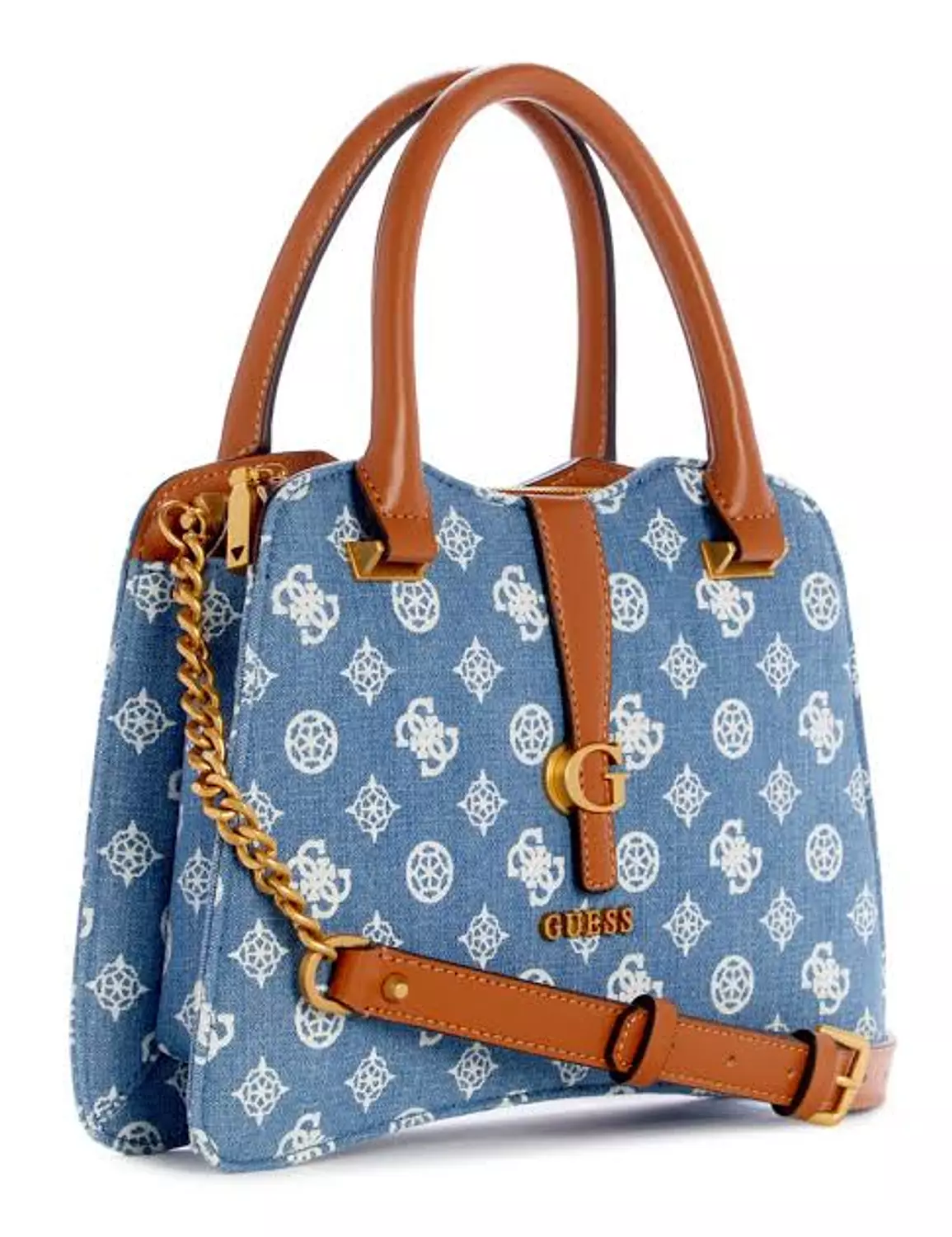 Destiny Satchel – Cognac with Gold Accents image