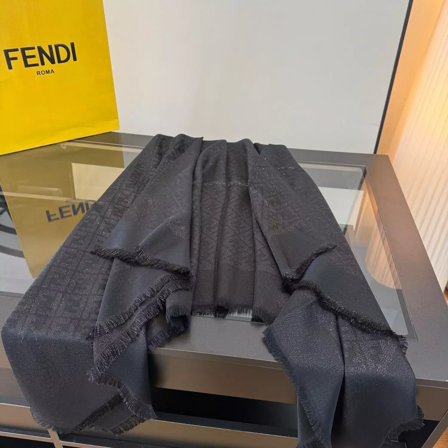Fendi silk-wool scarf 2