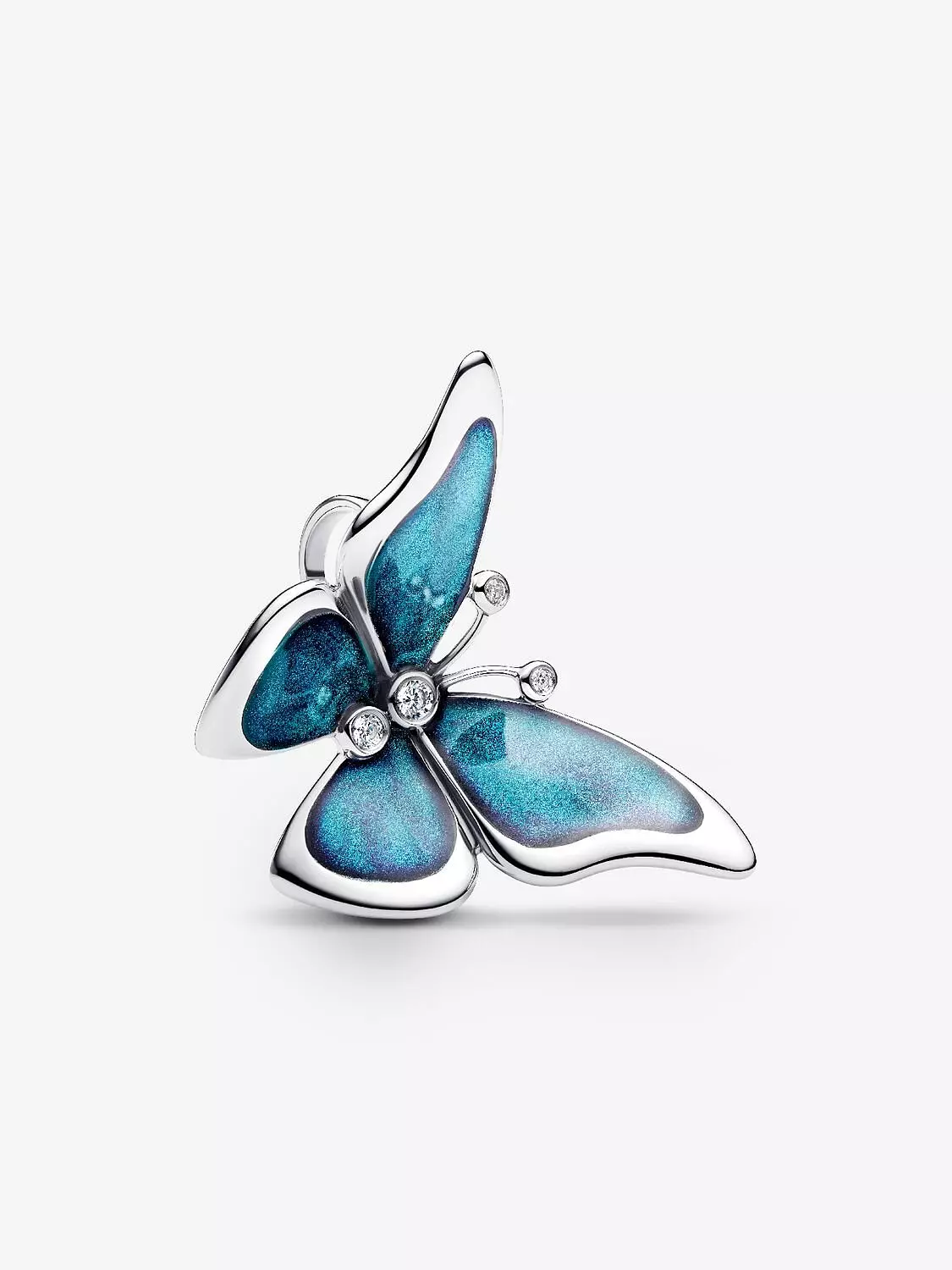 Oversized Butterfly Charm Sterling silver image