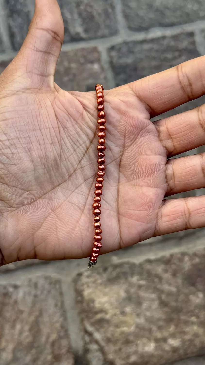 Red Pearl Bracelet image