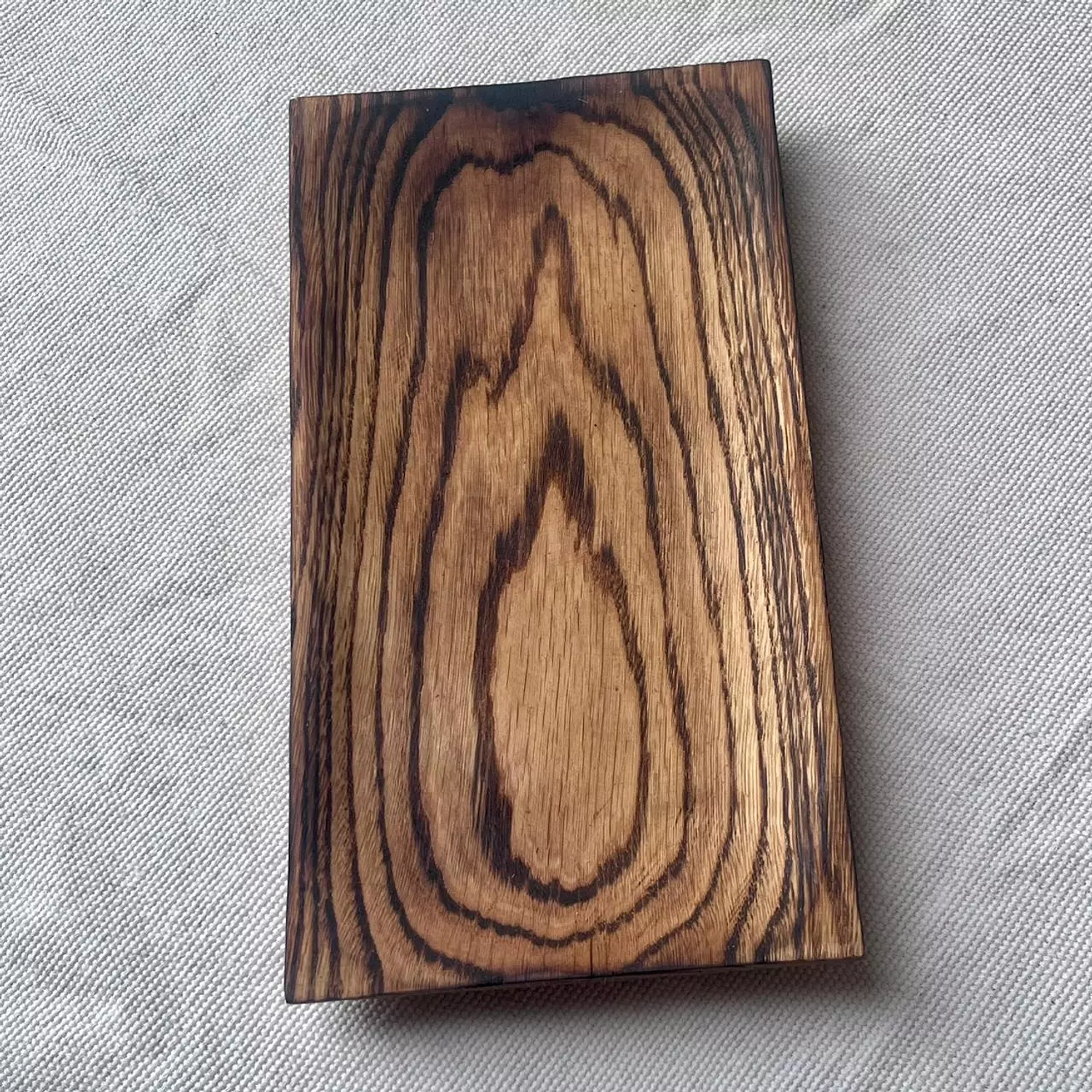 Long Oak Wood Serving Platter 5