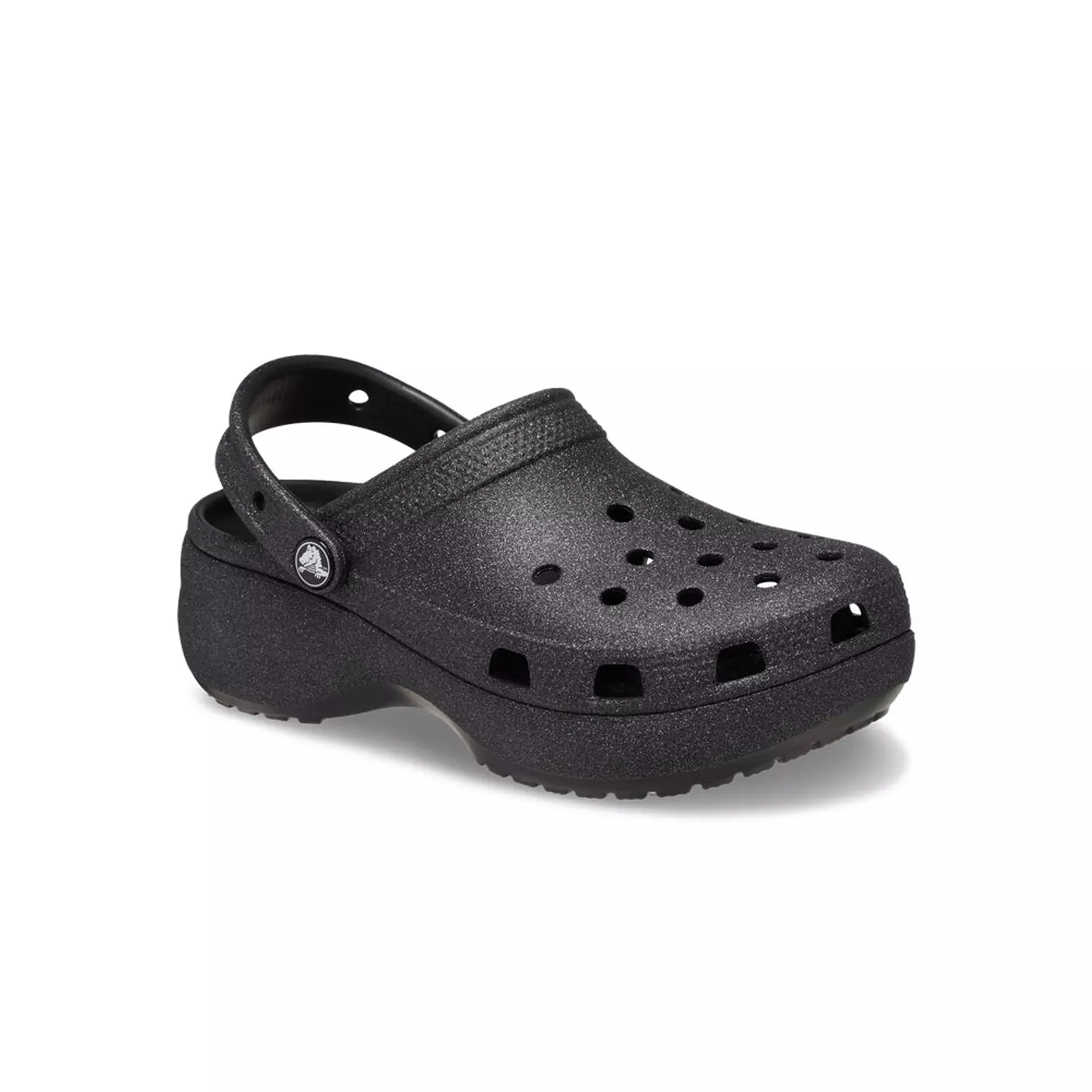Crocs Glitter Platform Black 1