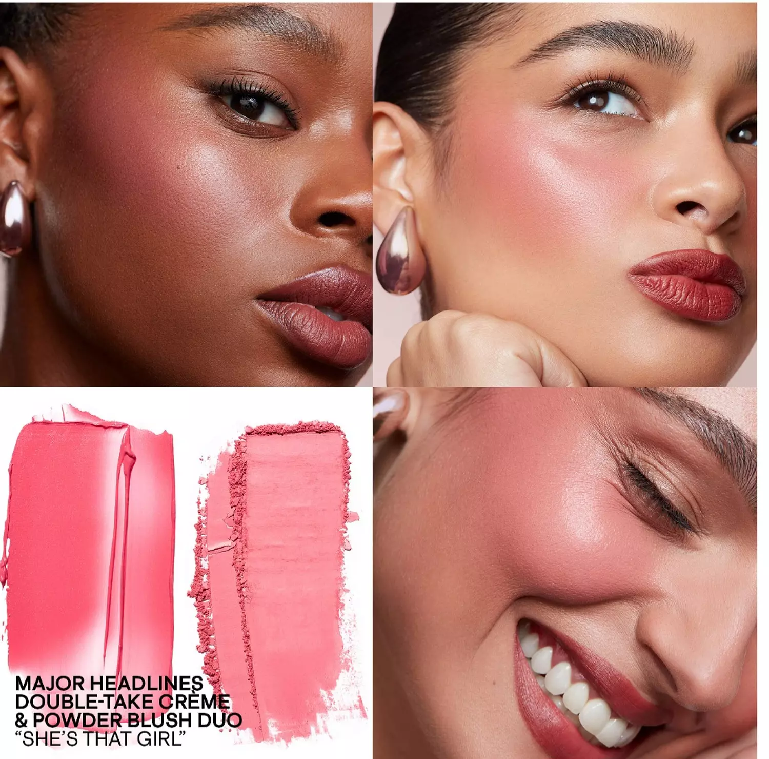 PATRICK TA  Mini Major Headlines Double-Take Crème & Powder Blush Duo 1