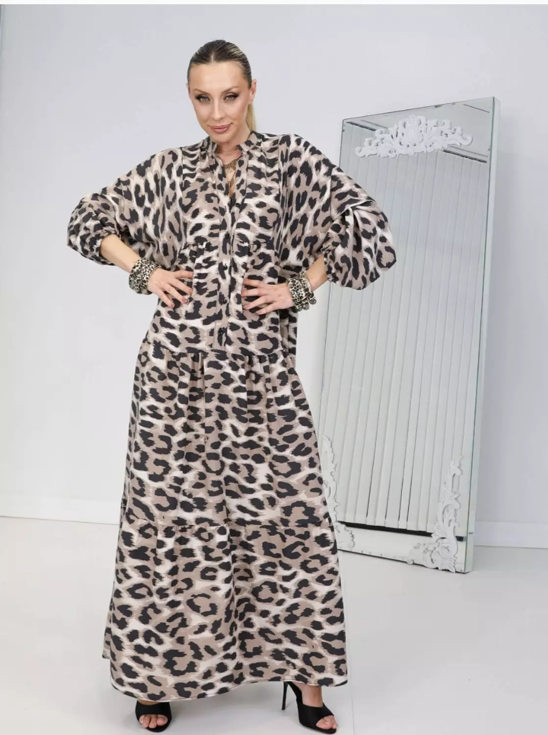 Leopard maxi dress 2