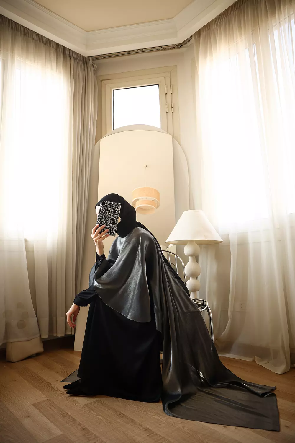 Shiny Lavish Dress in gray 045 3